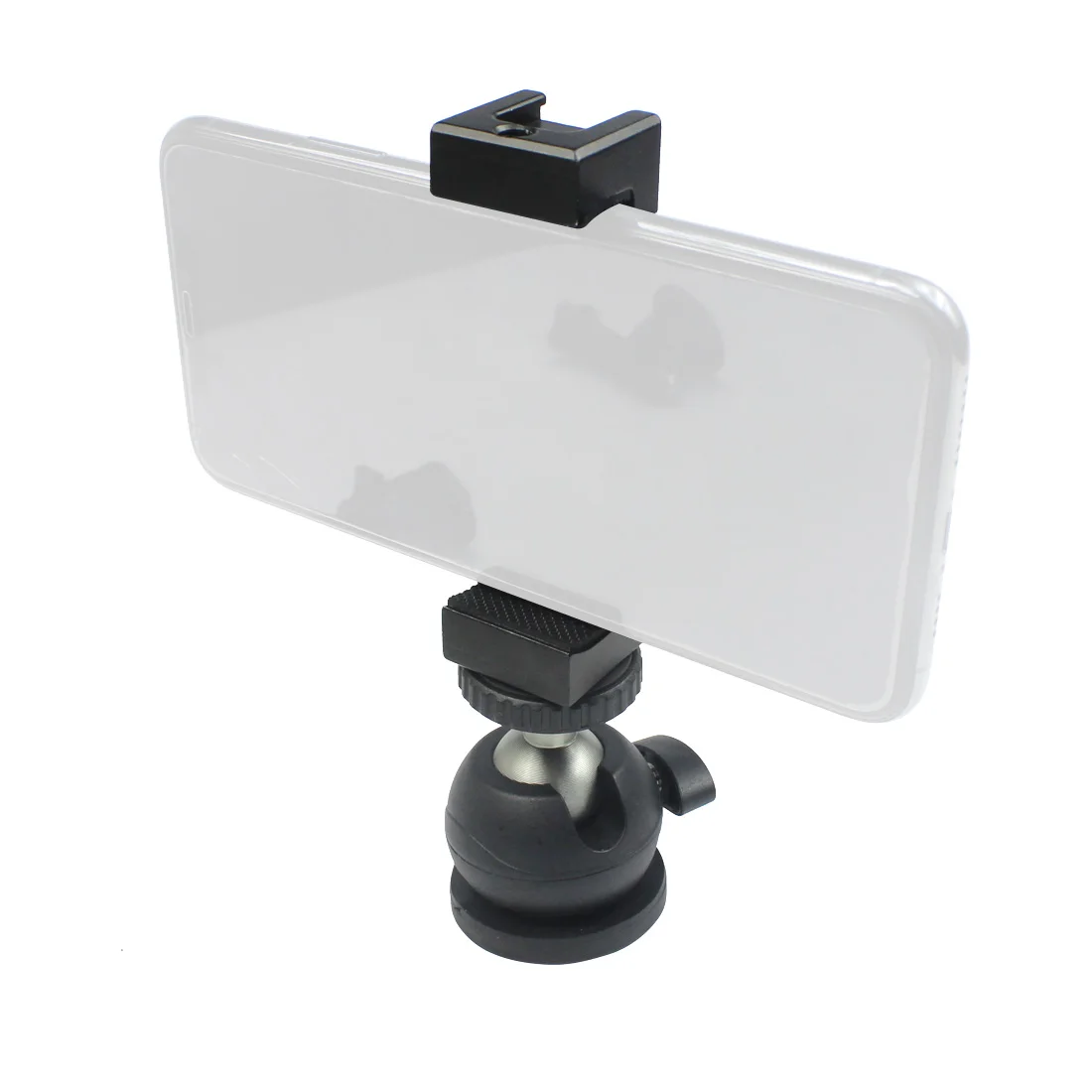 Magnet Car Suction Cup Base Dia 66mm/43mm with 1/4" Screw Mount 360 Swivel Ball Head Smartphone Clipper for Gopro Action Camera