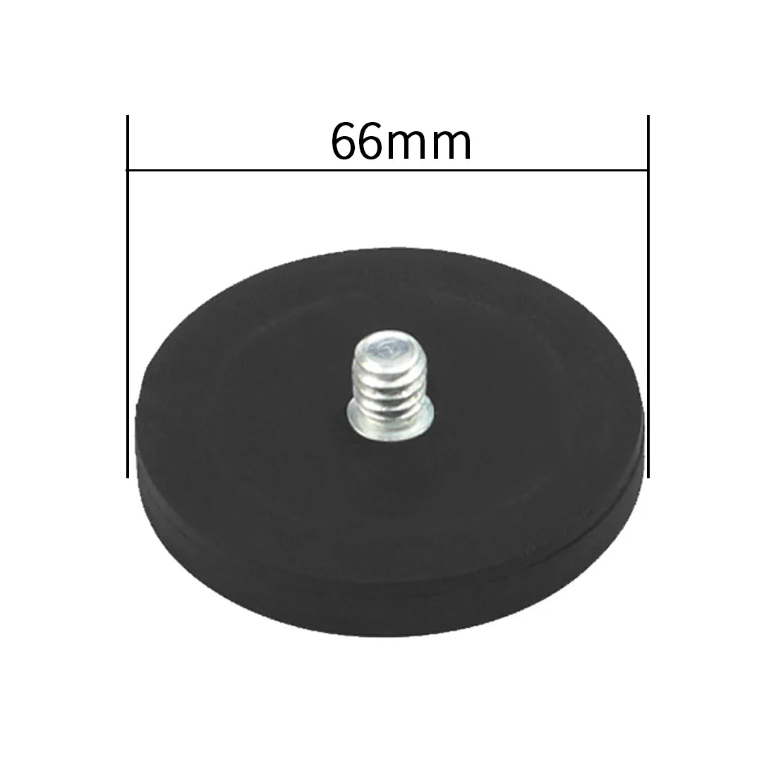 Magnet Car Suction Cup Base Dia 66mm/43mm with 1/4" Screw Mount 360 Swivel Ball Head Smartphone Clipper for Gopro Action Camera