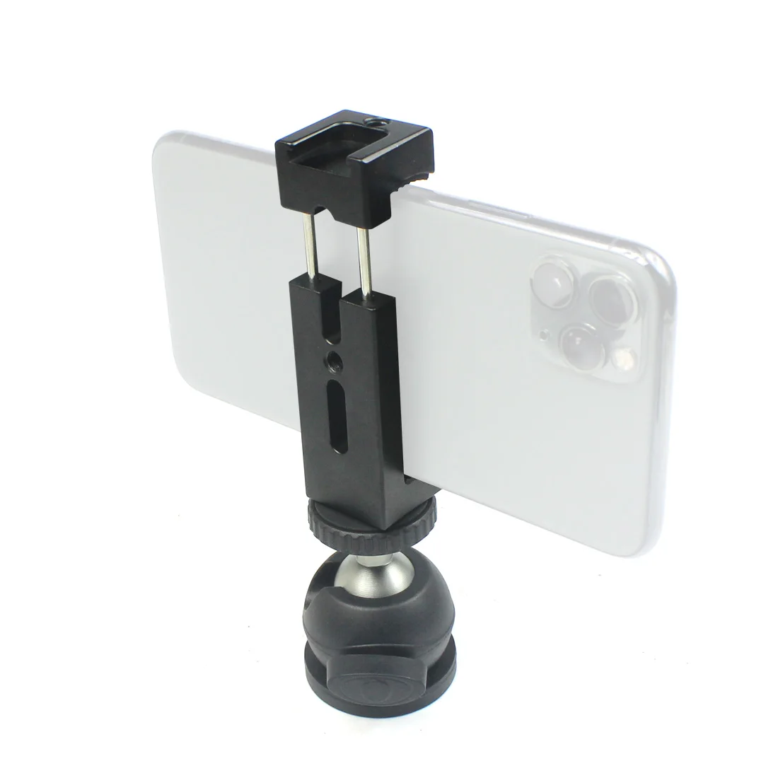 Magnet Car Suction Cup Base Dia 66mm/43mm with 1/4" Screw Mount 360 Swivel Ball Head Smartphone Clipper for Gopro Action Camera