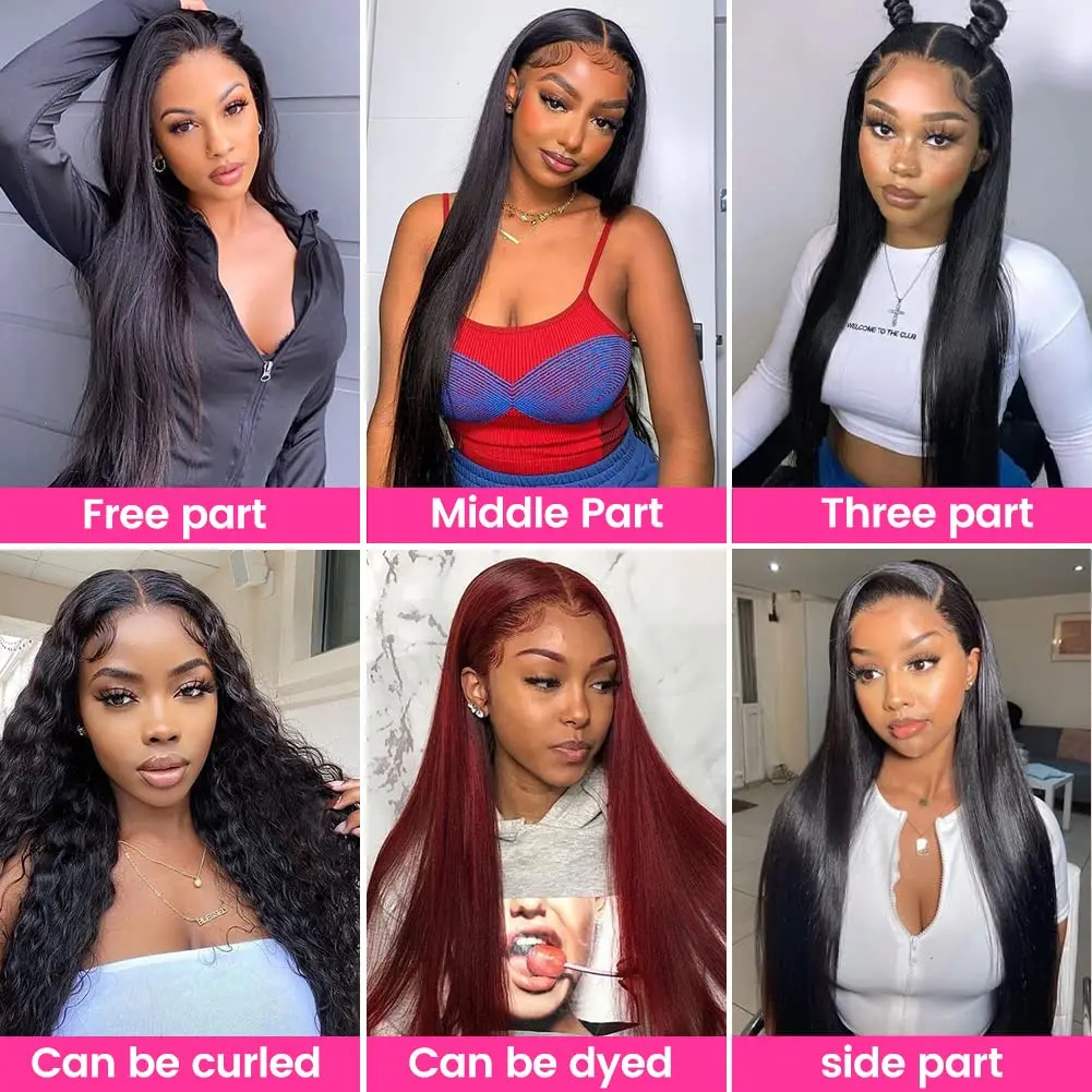 13X4 Lace Frontal Human Hair Wigs For Women 28 Inch Brazilian Body Wave Lace Front Wig Pre-plucked Hairline with Baby Hair Wigs