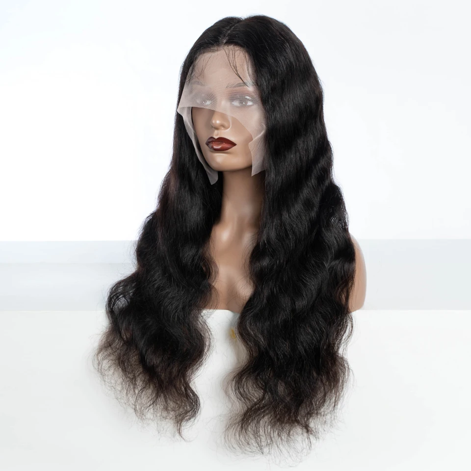 13X4 Lace Frontal Human Hair Wigs For Women 28 Inch Brazilian Body Wave Lace Front Wig Pre-plucked Hairline with Baby Hair Wigs