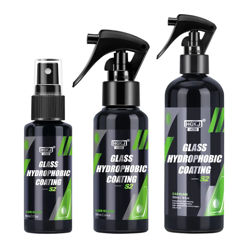 Anti-Rain for Cars Glass Water Repellent Spray Long Lasting Ceramic Windshield Nano Hydrophobic Protection Coating HGKJ S2