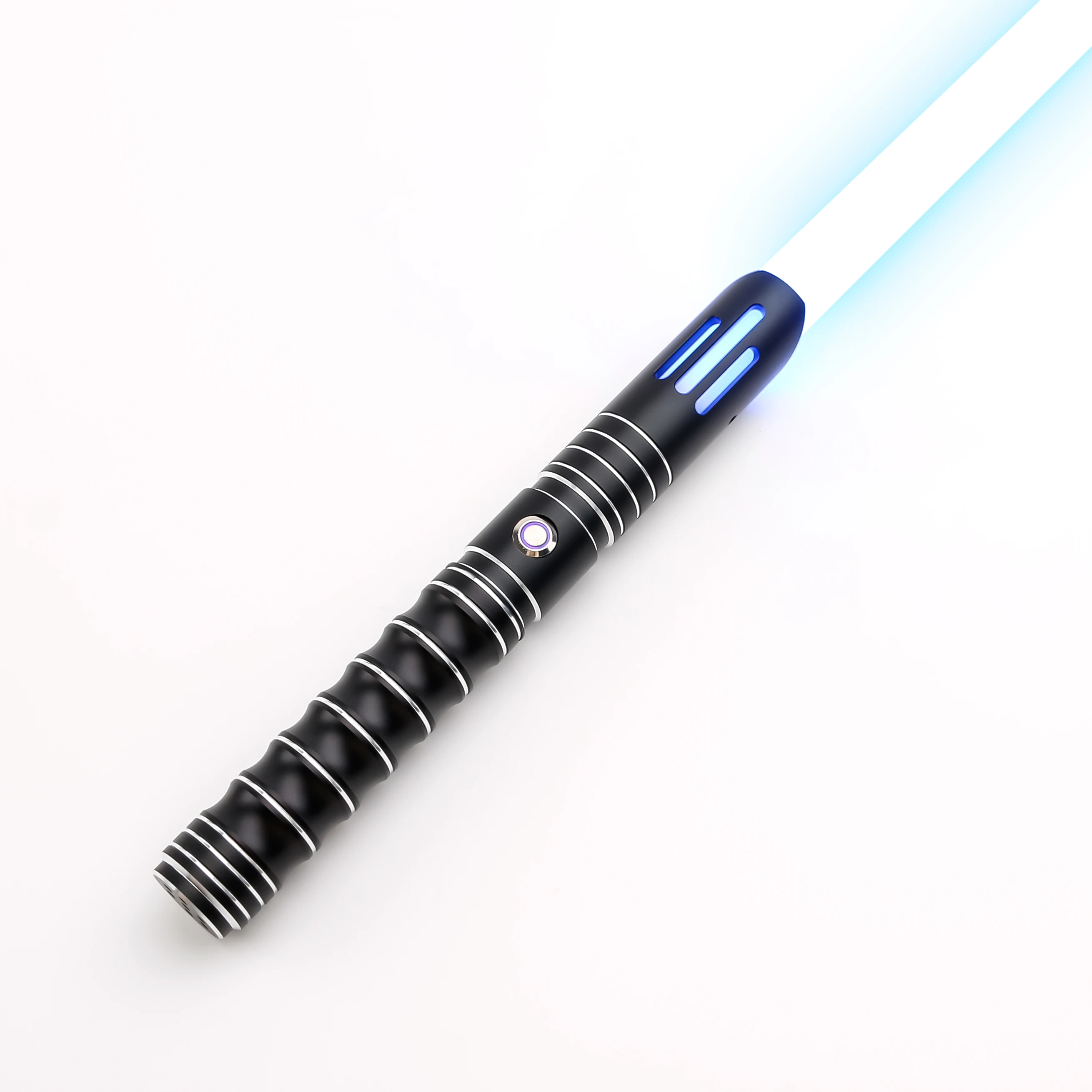 TXQSABER RGB Lightssaber Metal Hilt 12 Color Changing and Sounfonts FOC Lock Up Light Saber Cosplay Toys Blaster Swords