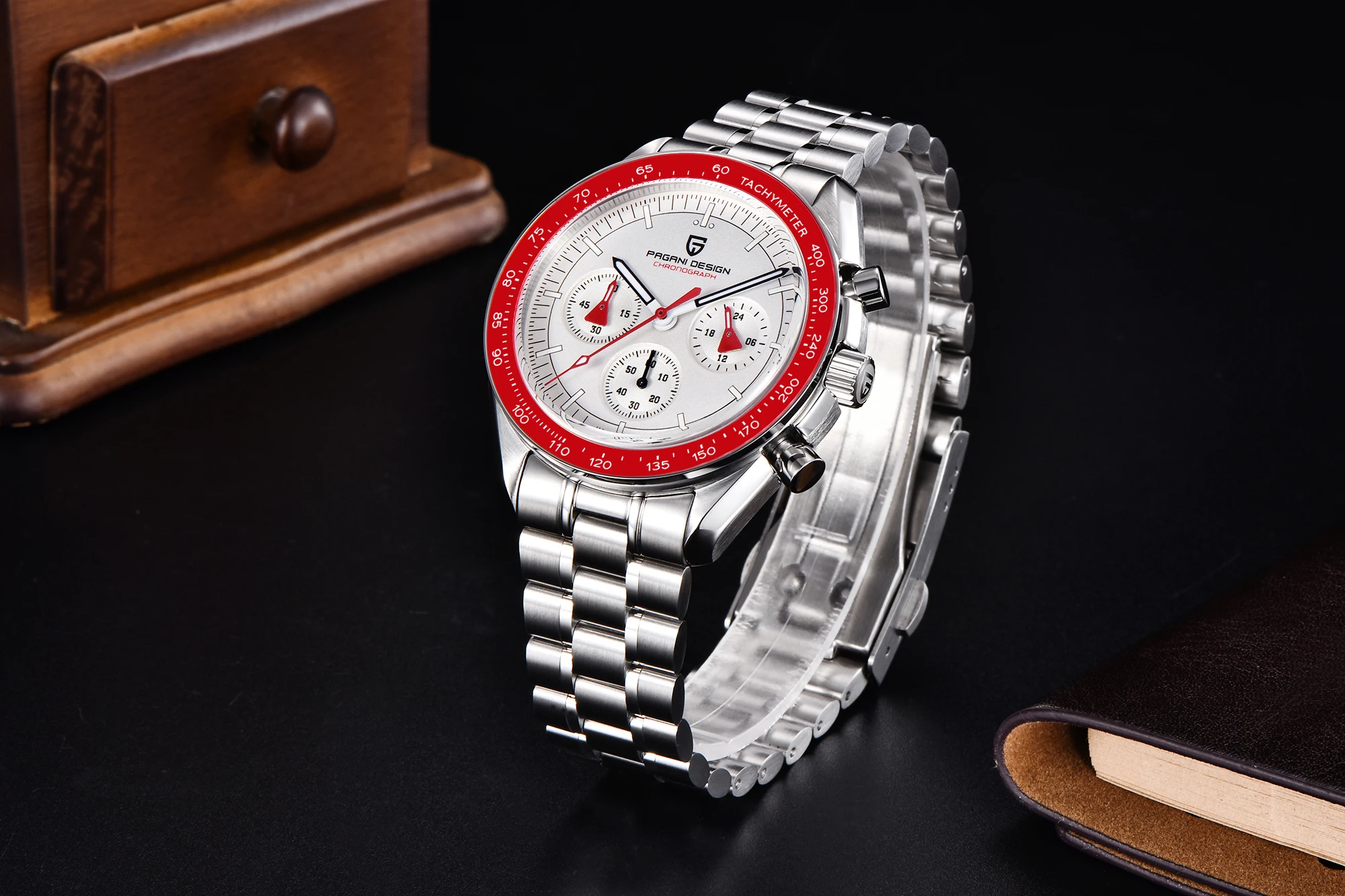 PAGANI DESIGN 2026 New AK Project Men's Watches Luxury Quartz Wrist Watch For Men AR Sapphire Speed Chronograph Automatic Date