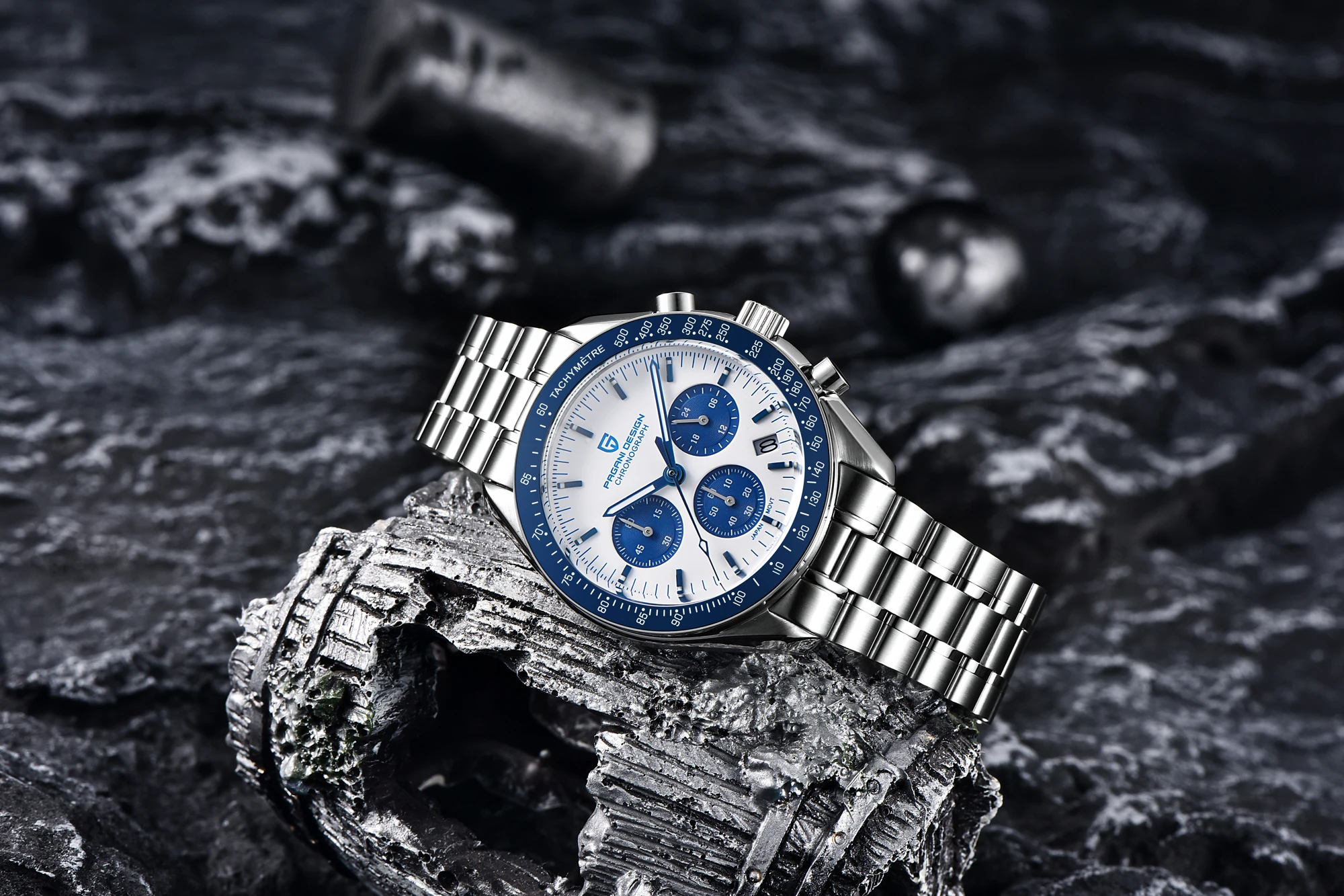 PAGANI DESIGN 2026 New AK Project Men's Watches Luxury Quartz Wrist Watch For Men AR Sapphire Speed Chronograph Automatic Date