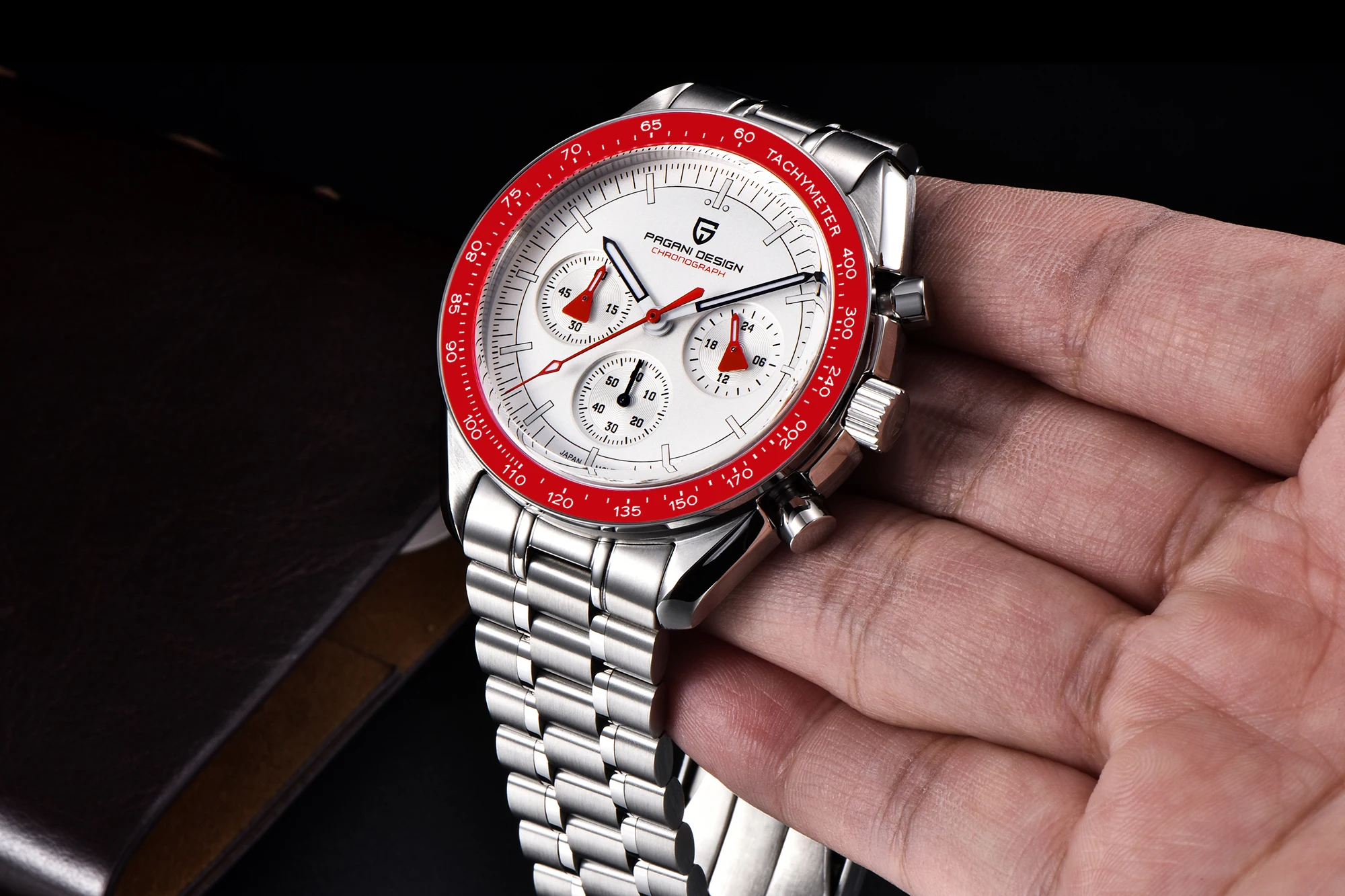 PAGANI DESIGN 2026 New AK Project Men's Watches Luxury Quartz Wrist Watch For Men AR Sapphire Speed Chronograph Automatic Date