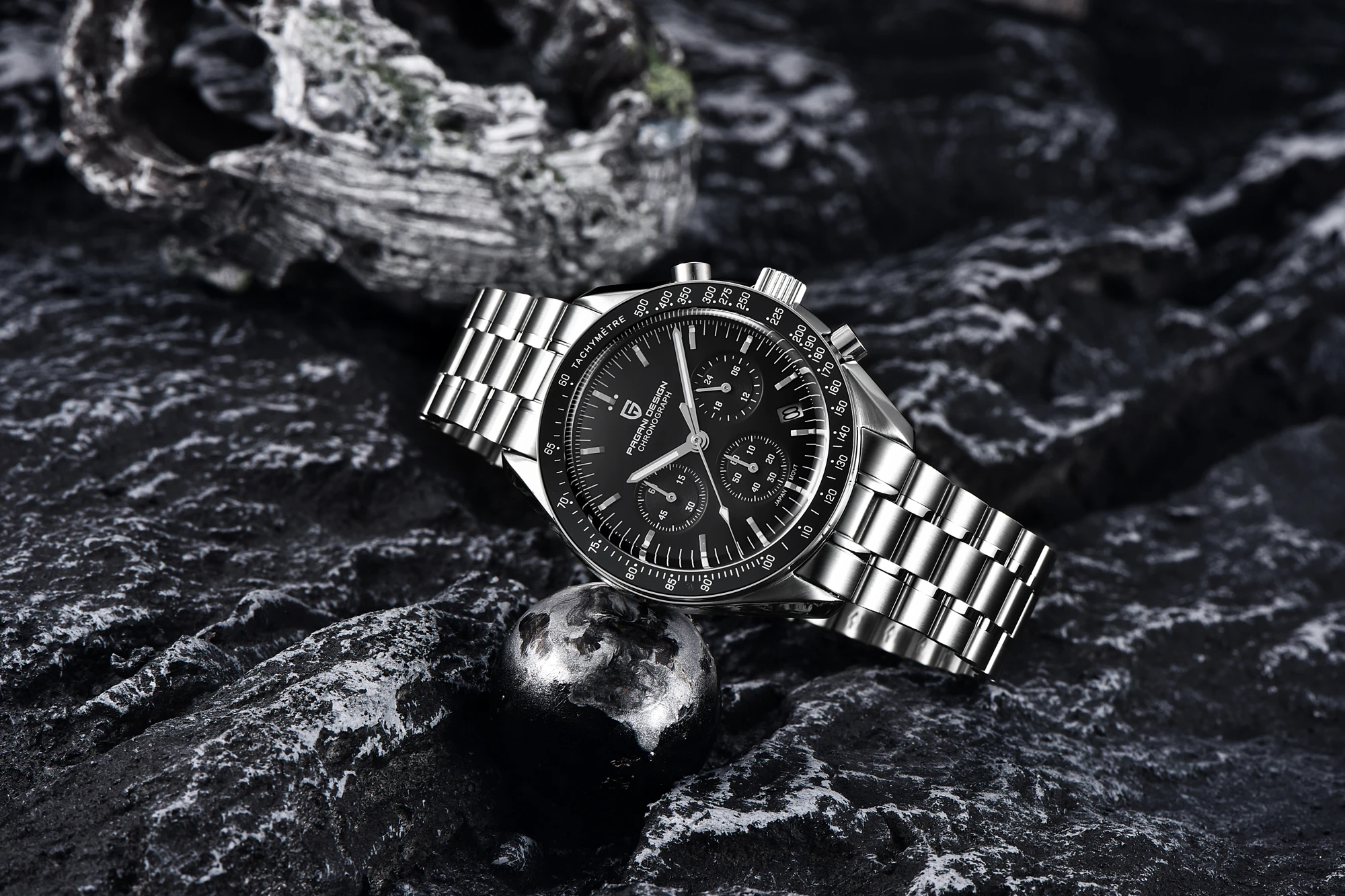 PAGANI DESIGN 2026 New AK Project Men's Watches Luxury Quartz Wrist Watch For Men AR Sapphire Speed Chronograph Automatic Date