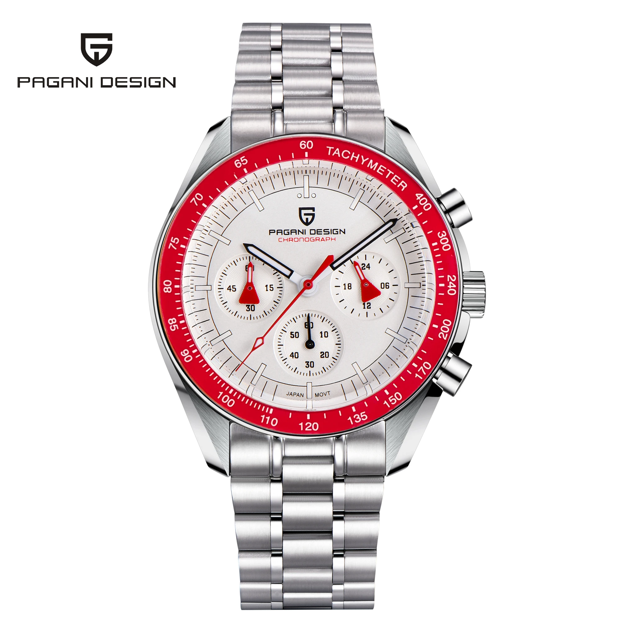 PAGANI DESIGN 2026 New AK Project Men's Watches Luxury Quartz Wrist Watch For Men AR Sapphire Speed Chronograph Automatic Date