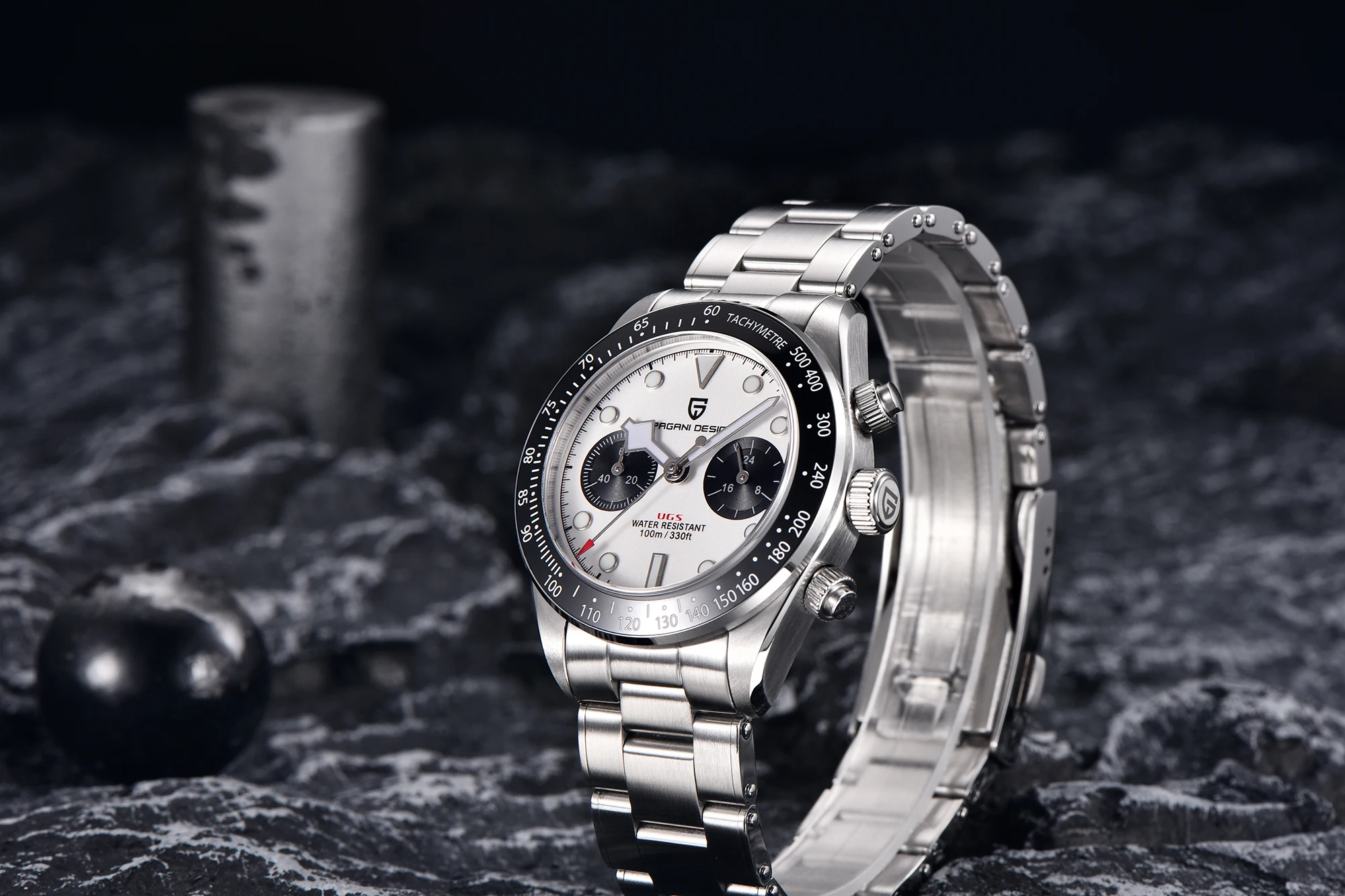 PAGANI DESIGN Men's Watch Panda Chronograph Luxury Quartz Wrist Watches Japanese Movement Sapphire Mirror 10Bar Waterproof Clock