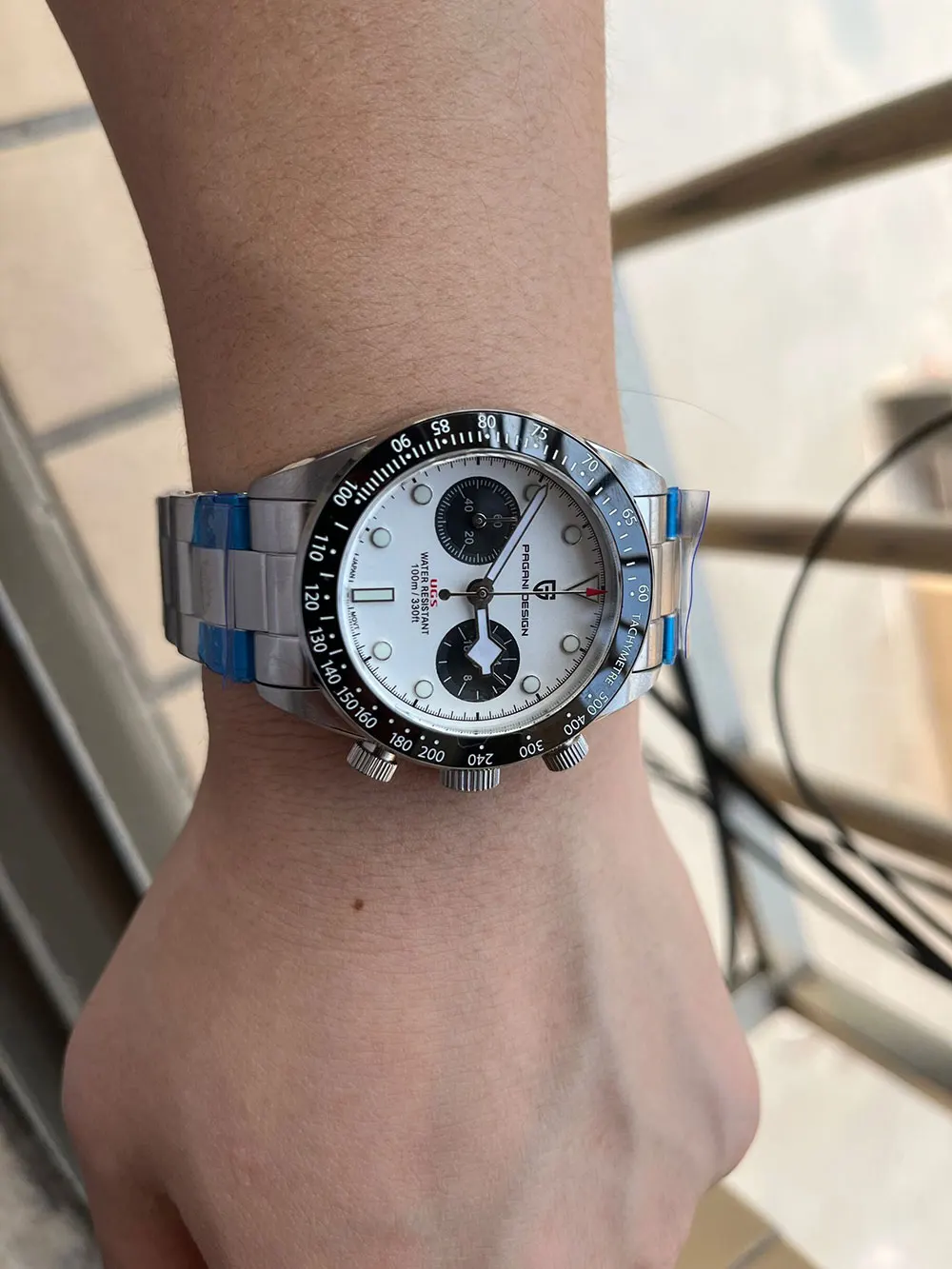 PAGANI DESIGN Men's Watch Panda Chronograph Luxury Quartz Wrist Watches Japanese Movement Sapphire Mirror 10Bar Waterproof Clock