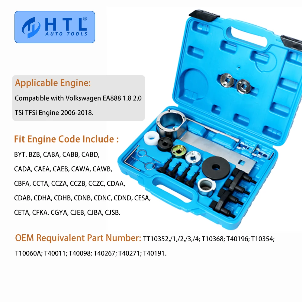 EA888 1.8 2.0 TSi TFSi Camshaft Crankshaft Engine Timing Tool Replace Volkswagen Compatible with for Audi VW T10352 T10355 ....