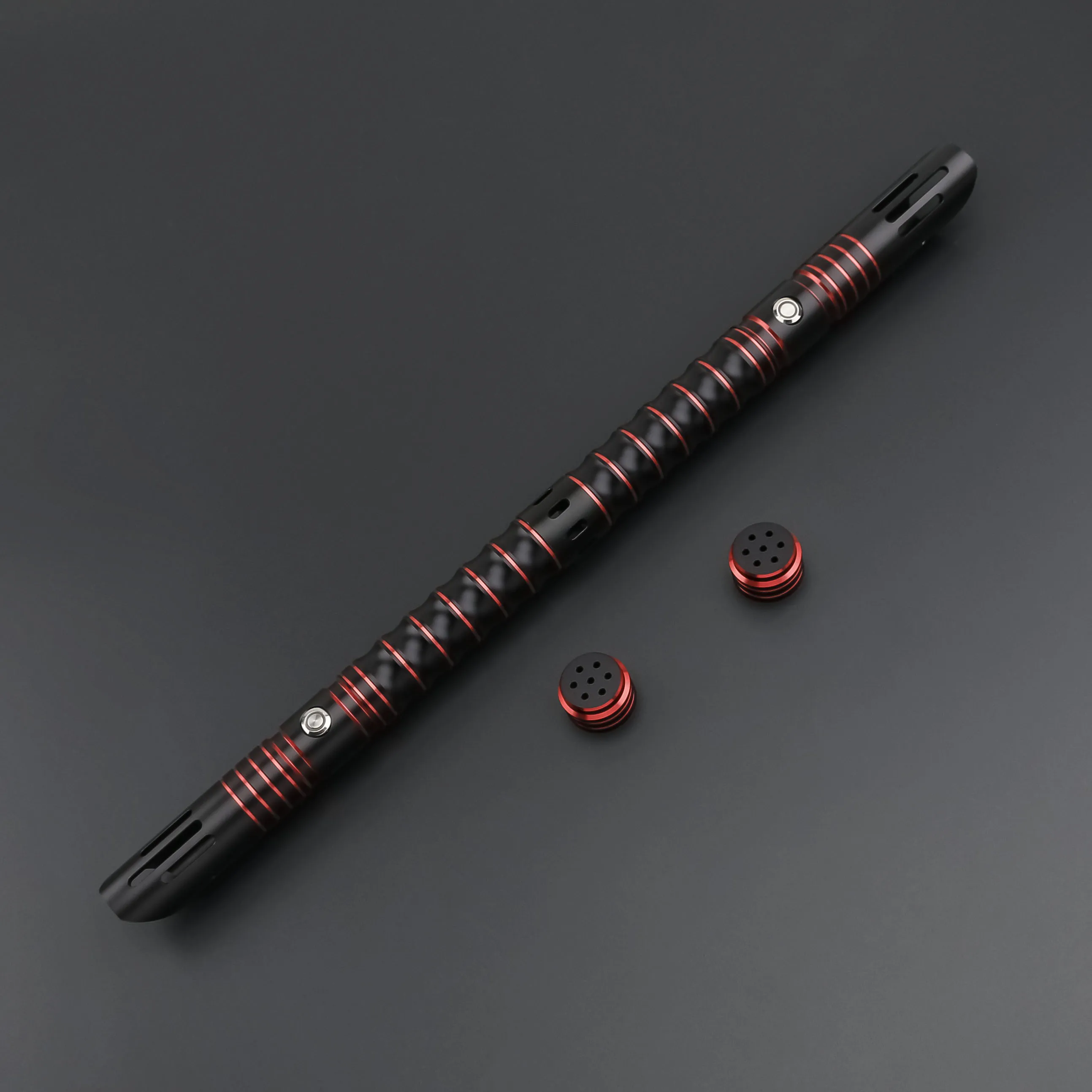 TXQSABER Smooth Swing Heavy Dueling Lightsaber 12 Colors Changing Soundfonts 1 inch Metal Handle Blaster Pixel Sword Toys
