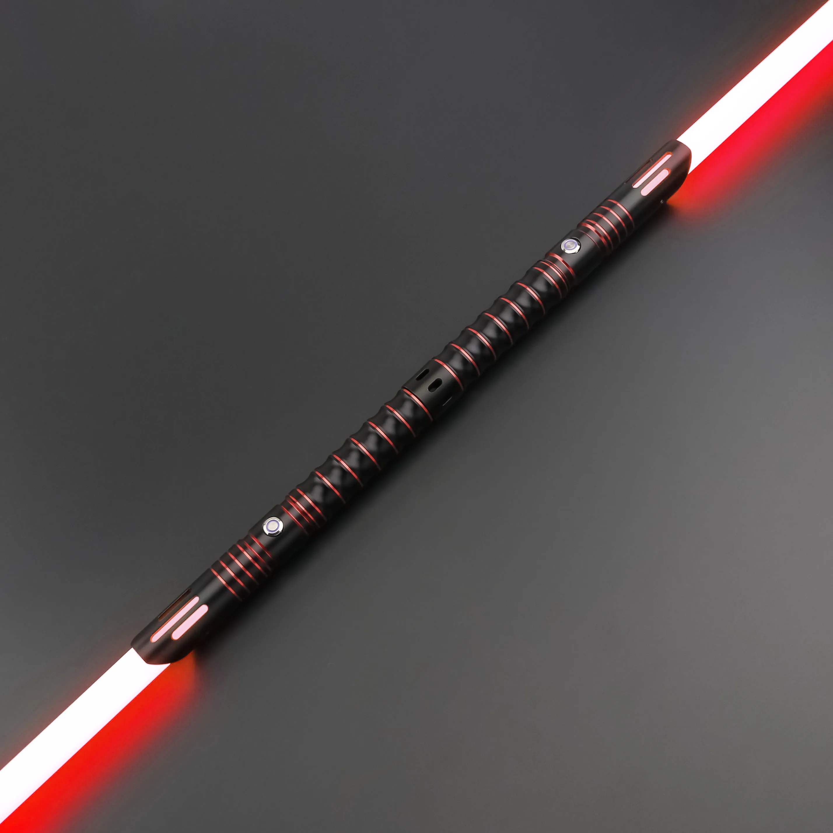 TXQSABER Smooth Swing Heavy Dueling Lightsaber 12 Colors Changing Soundfonts 1 inch Metal Handle Blaster Pixel Sword Toys