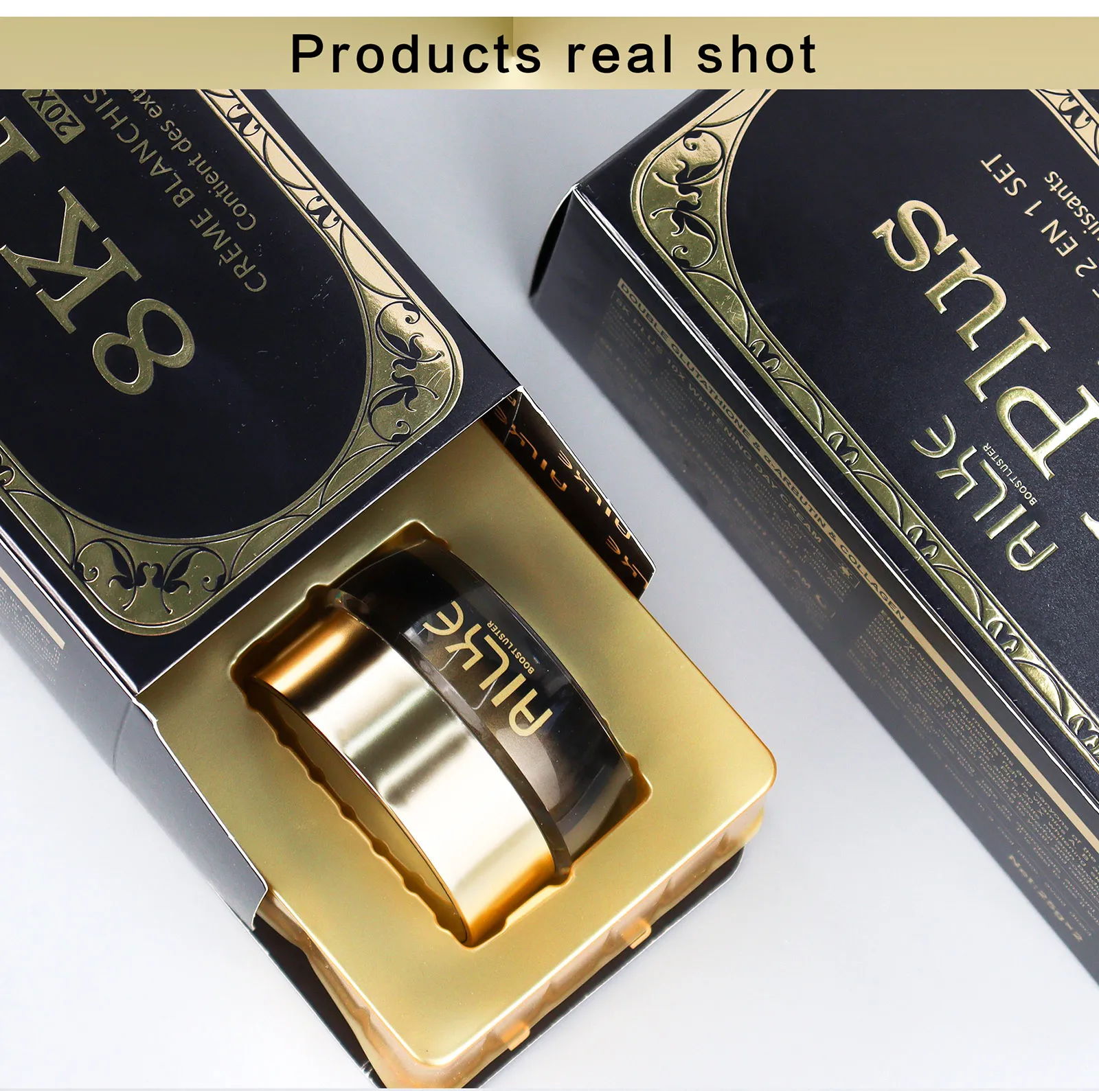 AILKE Whitening Face Cream, Reduce Dark Spots, Sun Spots, Melanin, With Collagen, Glutathione, Even Skin Tone For All Skin Types