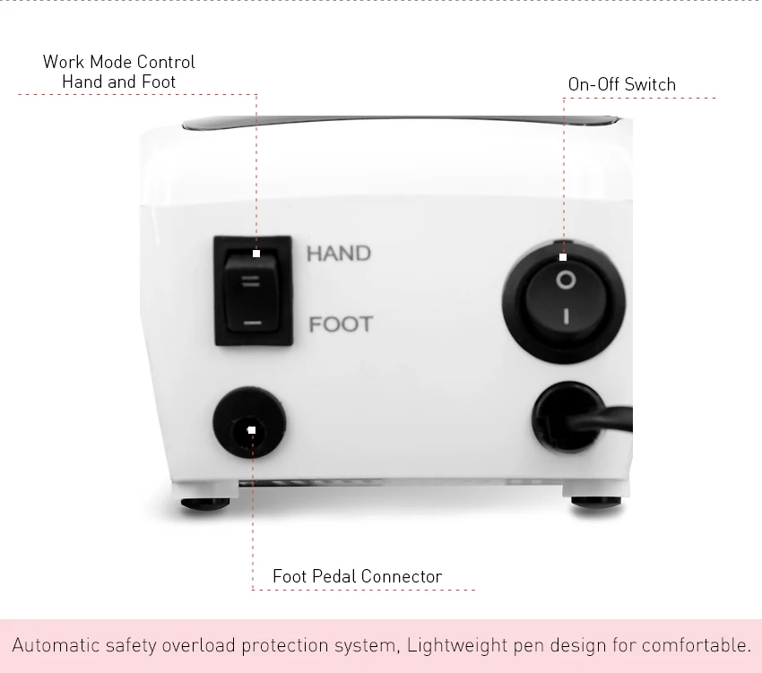 KADS Milling Machine Electric Nail Drill 35000 RPM Apparatus for Manicure Nail Polisher File Manicure Pedicure with Cutter Kit