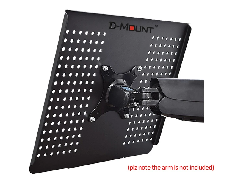 LP2 LP3 LP7 LP8 Steel Within 17' Universal Notebook Bracket Laptop Tray Fits VESA 100X100 Laptop Support Holder Black