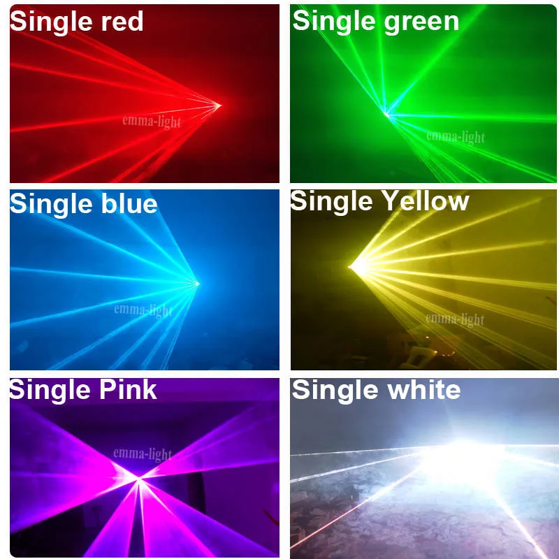 5W RGB 30kpps 40Kpps 50kpps Galvo Laser Party Light For Professional Stage Lighting Effect Show