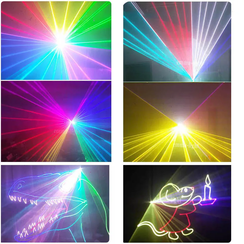 5W RGB 30kpps 40Kpps 50kpps Galvo Laser Party Light For Professional Stage Lighting Effect Show