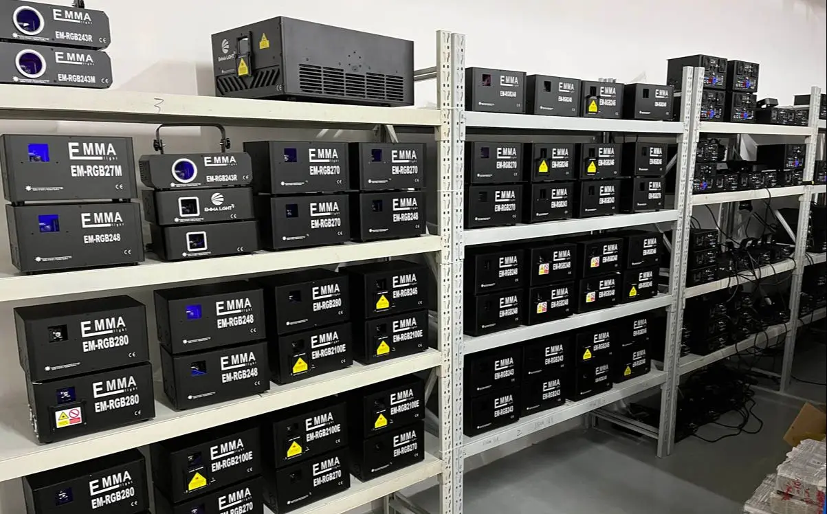 5W RGB 30kpps 40Kpps 50kpps Galvo Laser Party Light For Professional Stage Lighting Effect Show
