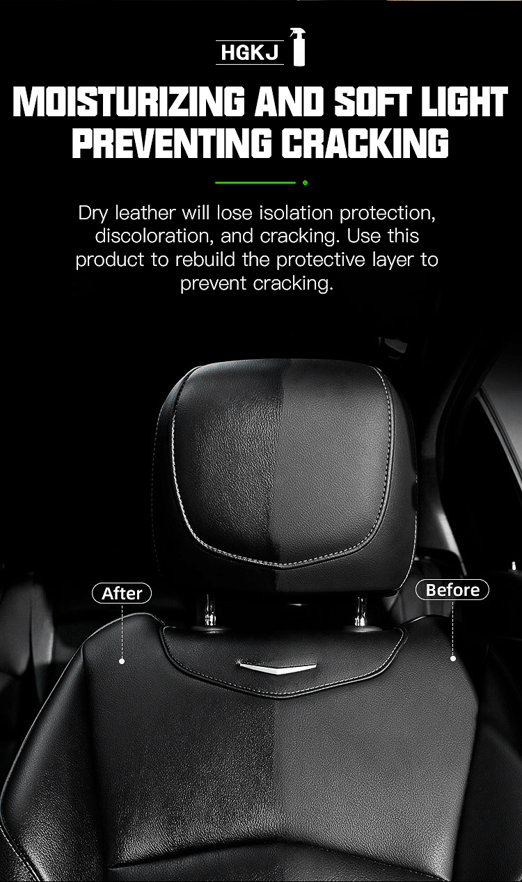 300ML Car Plastic Leather Restorer Renew Parts Polish Protect Coating Long Lasting Back To Black Gloss Interior Accessory S3
