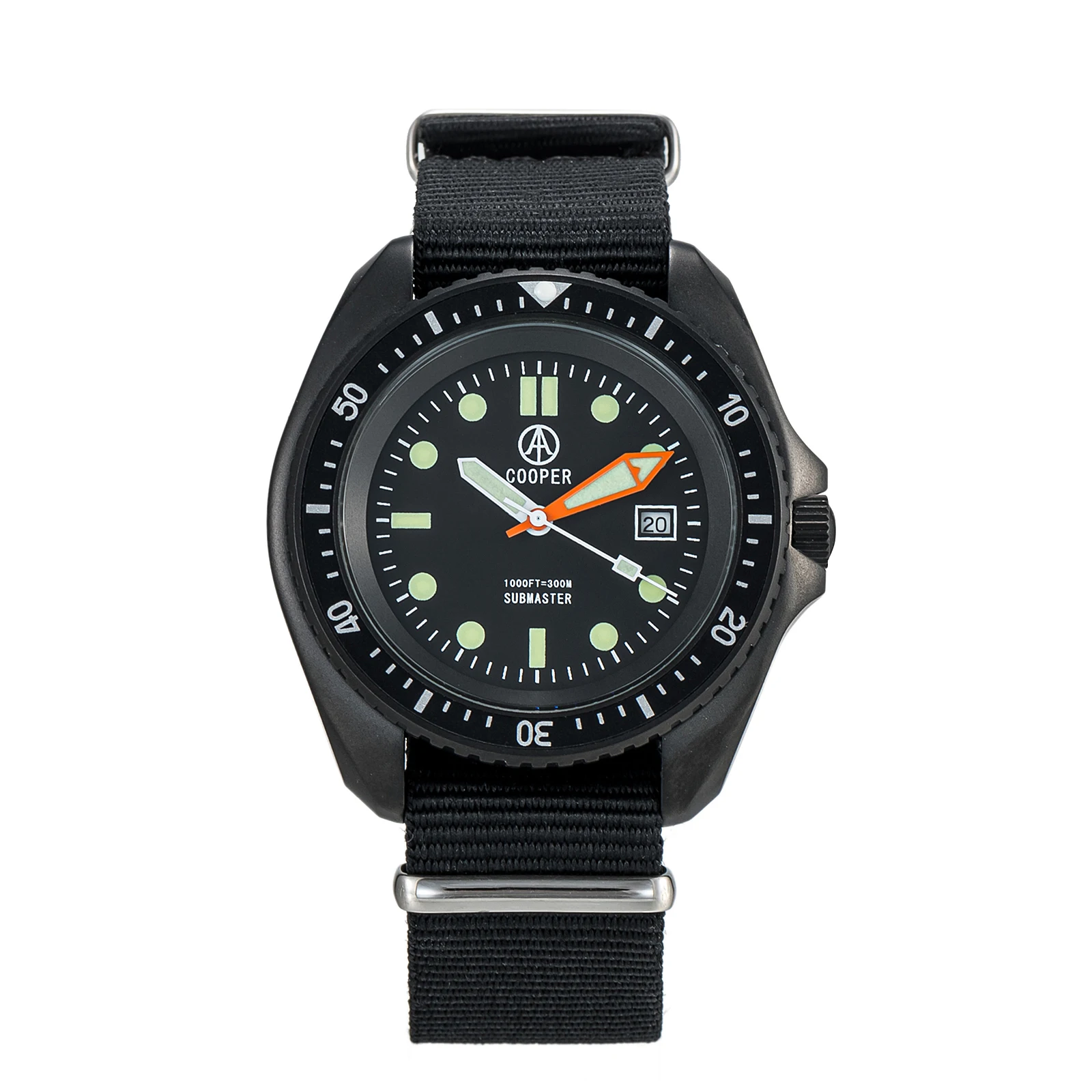 QM UDT Men's Watch Military Sport Watch Army Green Outdoor Diver Fashion Accessories SM8016C Japan Movement 300M ATM