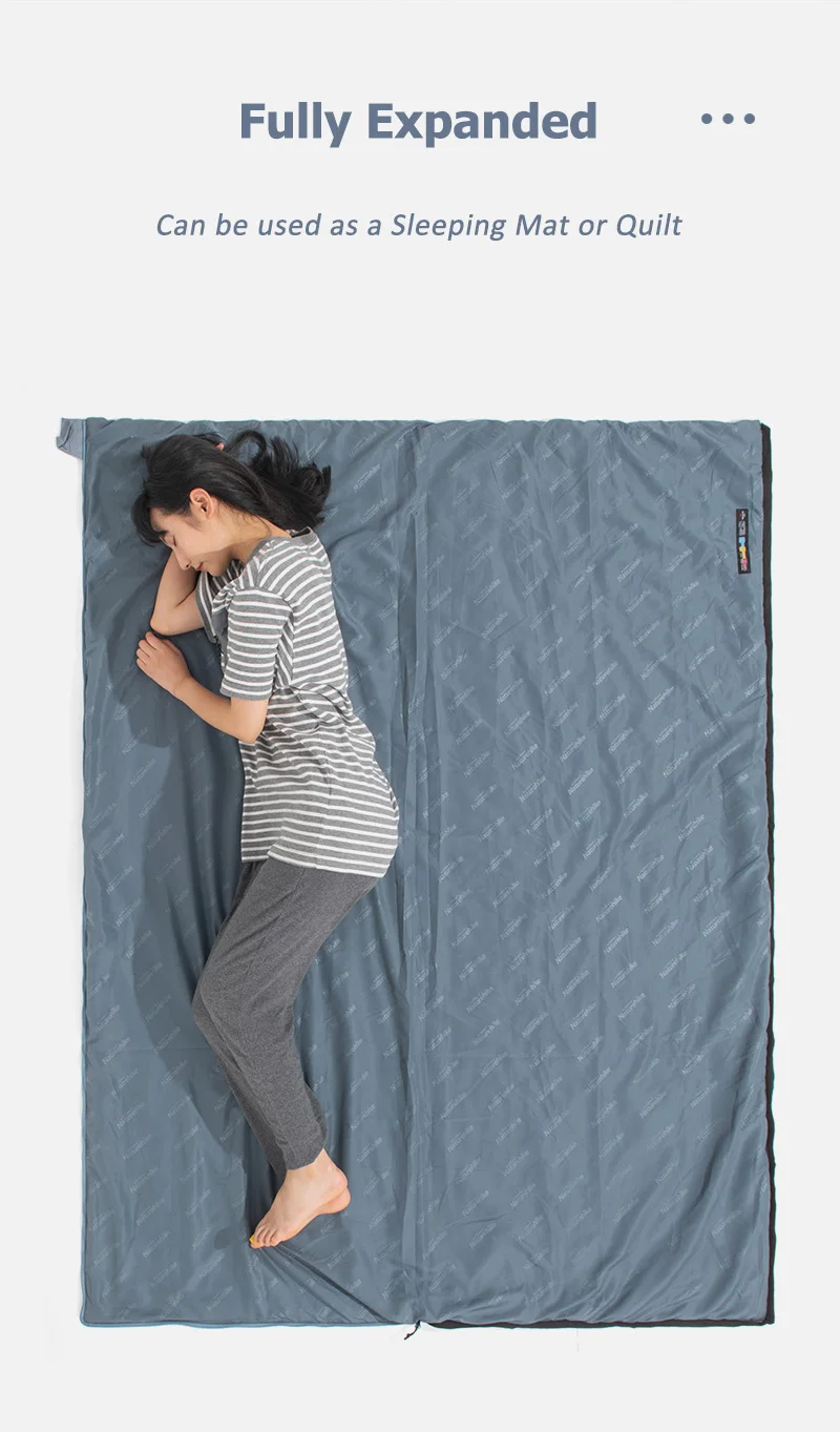 Naturehike Sleeping Bag Lightweight Mini LW180 Waterproof Cotton Sleeping Bag Nature hike Tourist Camping Sleeping Bag
