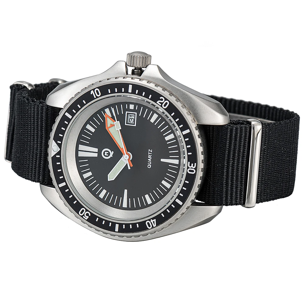QIMEI Classic Design US Special Forces UDT Military Army Sport Men's Outdoor Diver Watch SM8016B Matte Finish