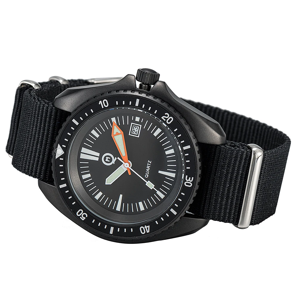 QIMEI Classic Design US Special Forces UDT Military Army Sport Men's Outdoor Diver Watch SM8016B Matte Finish