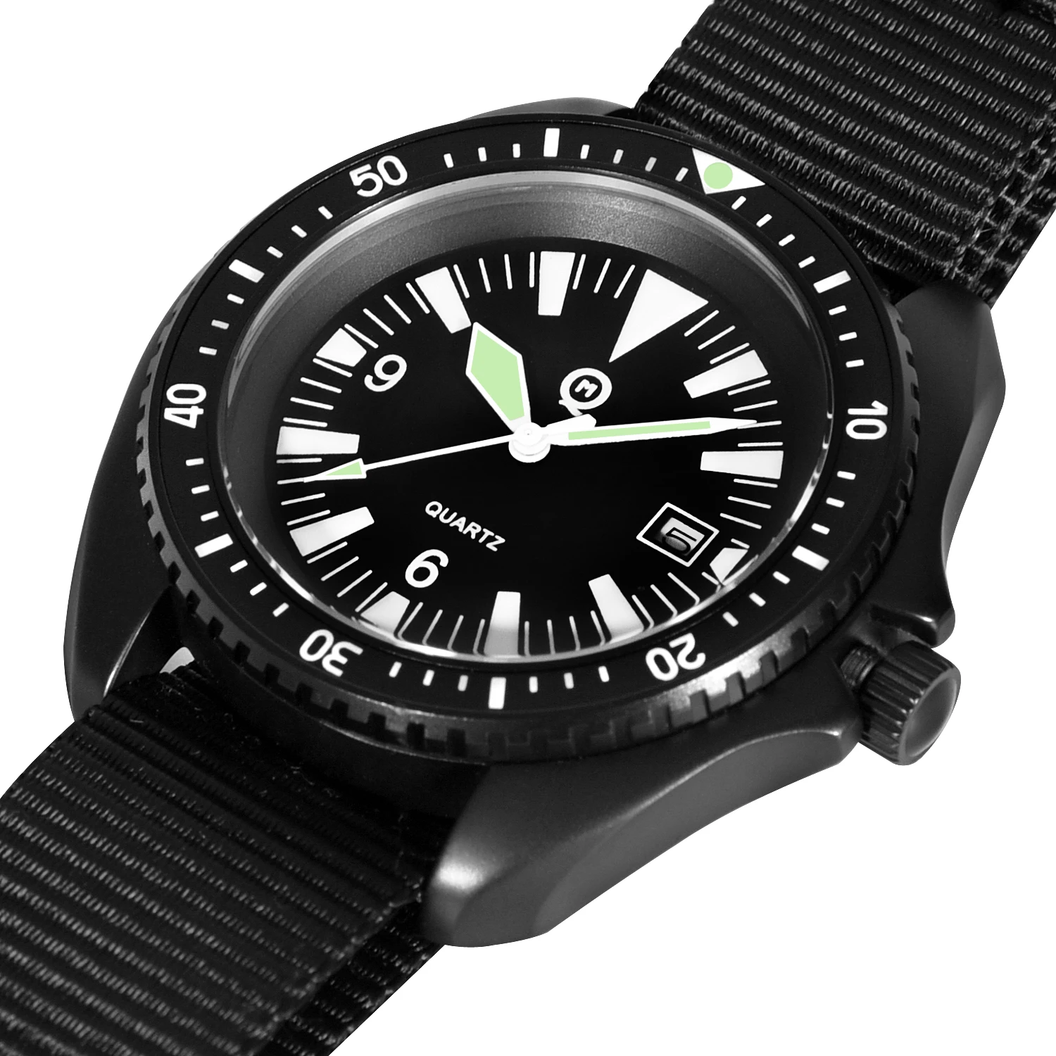 QIMEI Classic Design US Special Forces UDT Military Army Sport Men's Outdoor Diver Watch SM8016B Matte Finish