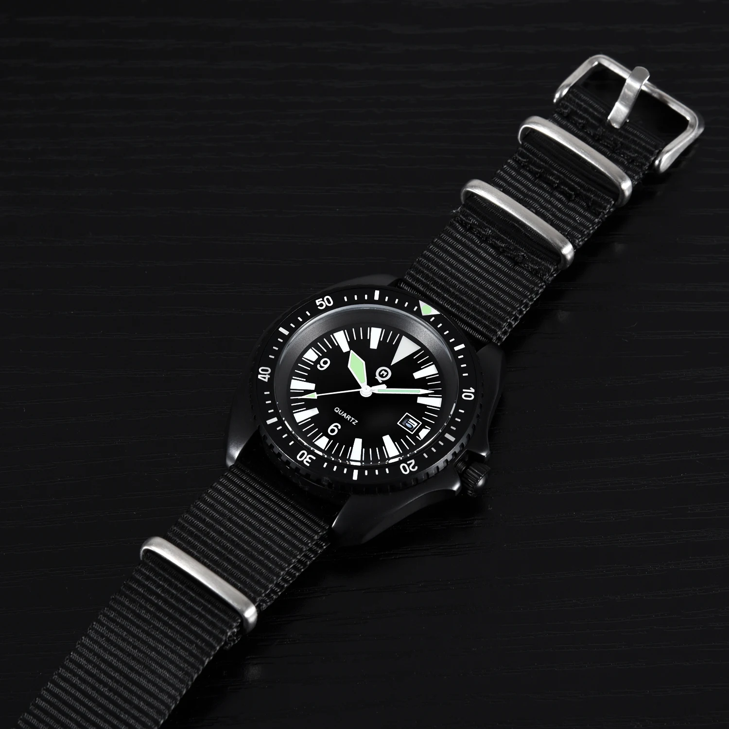 QIMEI Classic Design US Special Forces UDT Military Army Sport Men's Outdoor Diver Watch SM8016B Matte Finish