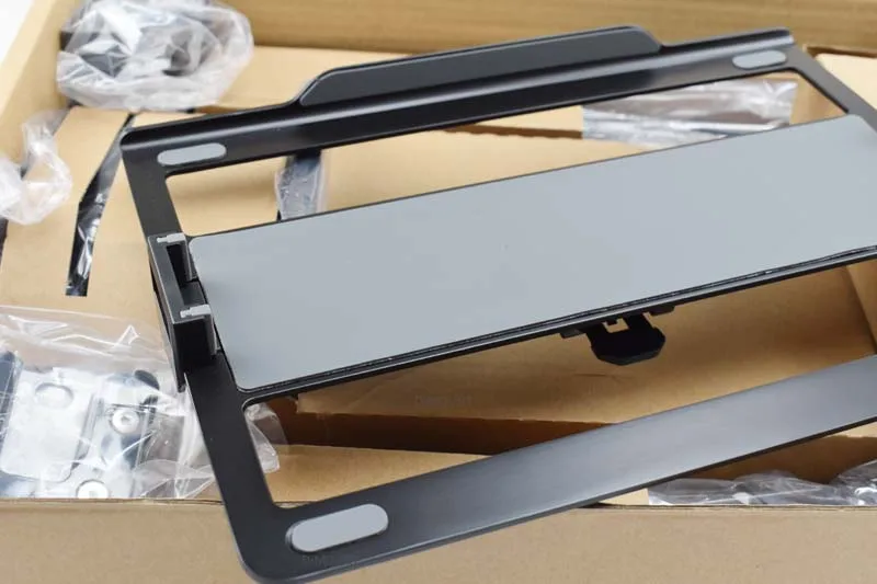 OL-3L OL-3T Aluminum Silver Ergonomics 10'-17' Desk Laptop Stand 32' Monitor Desktop Bracket Computer Mount Full Motion Column