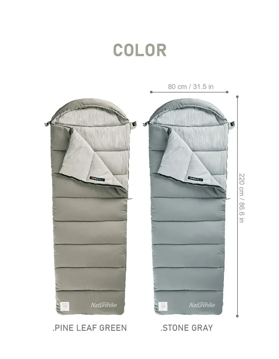Naturehike Sleeping Bag Lightweight Waterproof Sleeping Bag Outdoor Camping Sleeping Bag Ultralight Winter Sleeping Bag