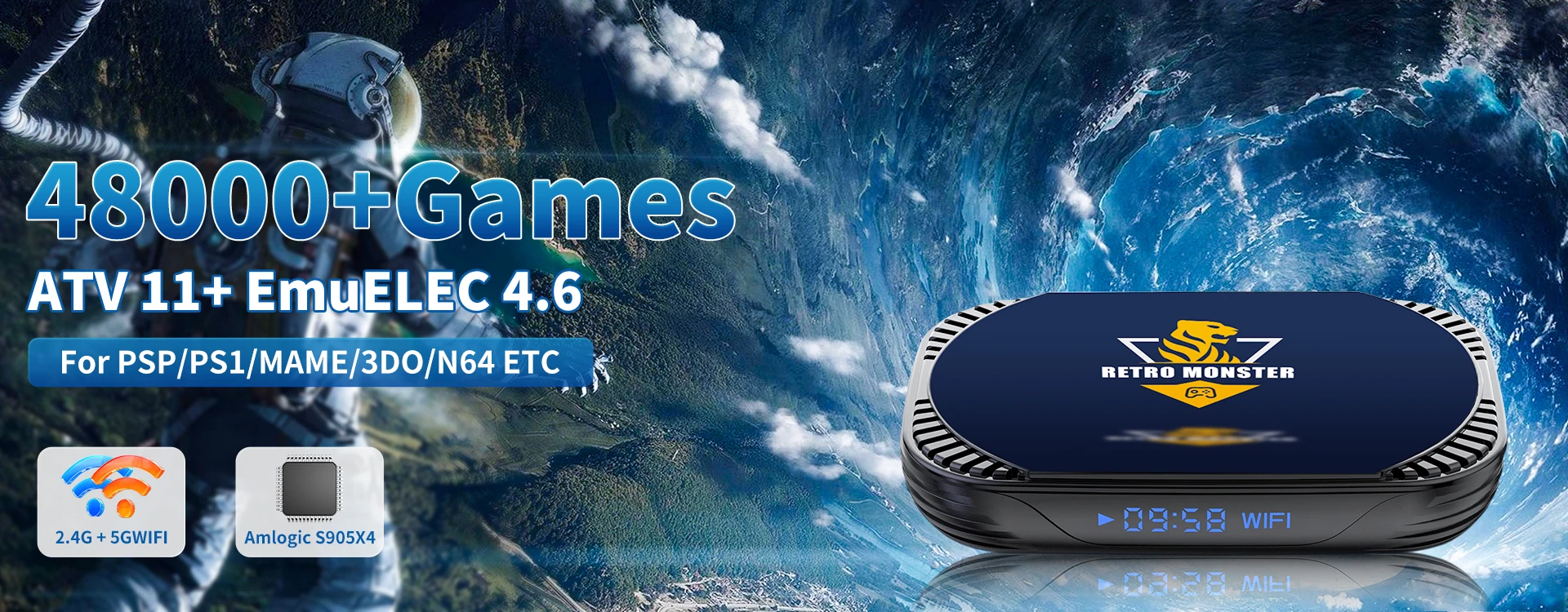 Batocera.Linux 35 2TB Gaming HDD Portable Game Hard Drive with 52000+ Games for PS3/PS2/Wii/WiiU/N64/MAME/SS, Compatible with PC