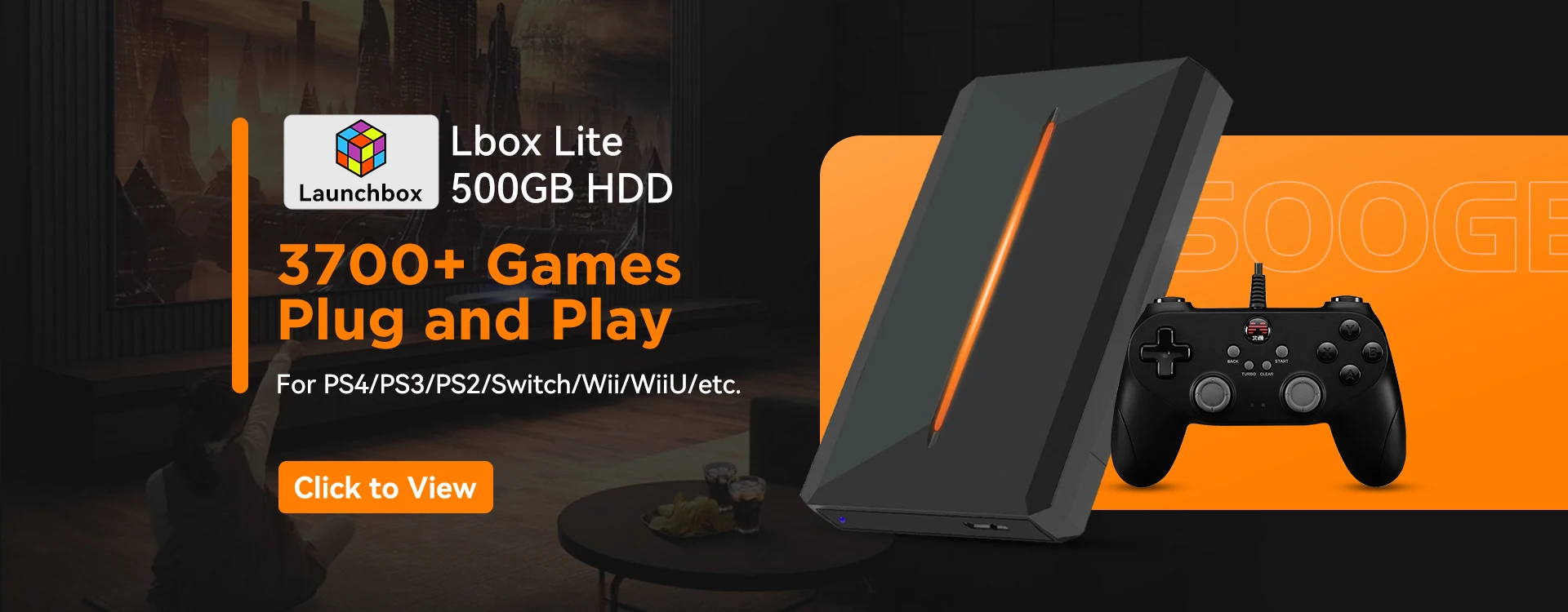 Batocera.Linux 35 2TB Gaming HDD Portable Game Hard Drive with 52000+ Games for PS3/PS2/Wii/WiiU/N64/MAME/SS, Compatible with PC
