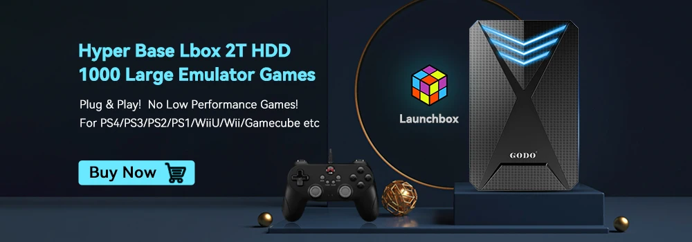 Batocera.Linux 35 2TB Gaming HDD Portable Game Hard Drive with 52000+ Games for PS3/PS2/Wii/WiiU/N64/MAME/SS, Compatible with PC