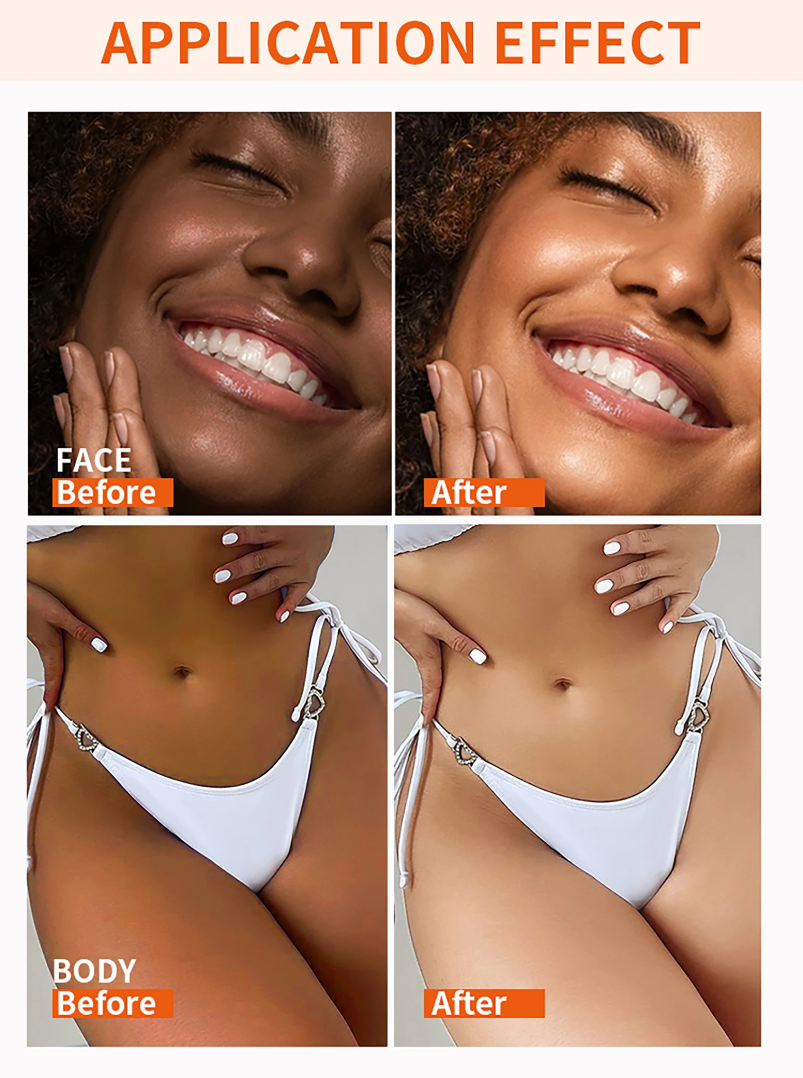 AILKE Vitamin C Skin Care Set For Women, Moisturizing, Hydrate, Brighten Skin Tone, With Coconut Oil, Glycerin, Vitamin E