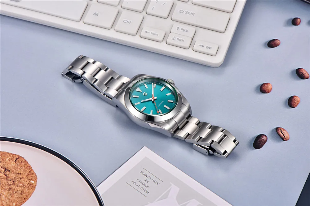 PAGANI DESIGN Green Sapphire Glass Men's Mechanical Watches Luxury Automatic Watch Men NH35A Stainless Steel Diving Sports Clock