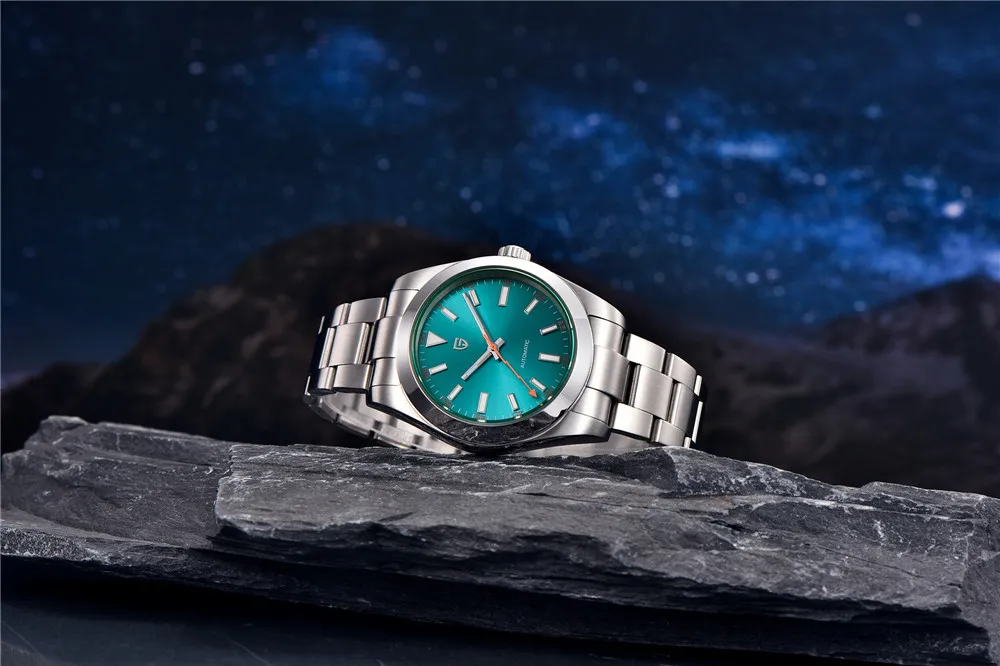 PAGANI DESIGN Green Sapphire Glass Men's Mechanical Watches Luxury Automatic Watch Men NH35A Stainless Steel Diving Sports Clock