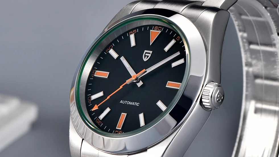 PAGANI DESIGN Green Sapphire Glass Men's Mechanical Watches Luxury Automatic Watch Men NH35A Stainless Steel Diving Sports Clock