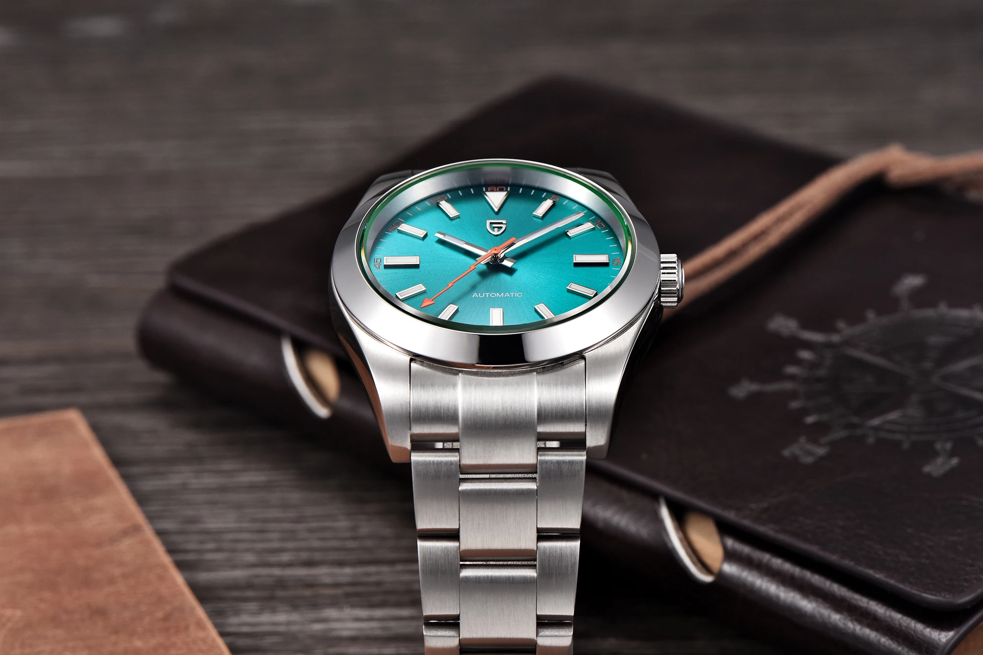 PAGANI DESIGN Green Sapphire Glass Men's Mechanical Watches Luxury Automatic Watch Men NH35A Stainless Steel Diving Sports Clock