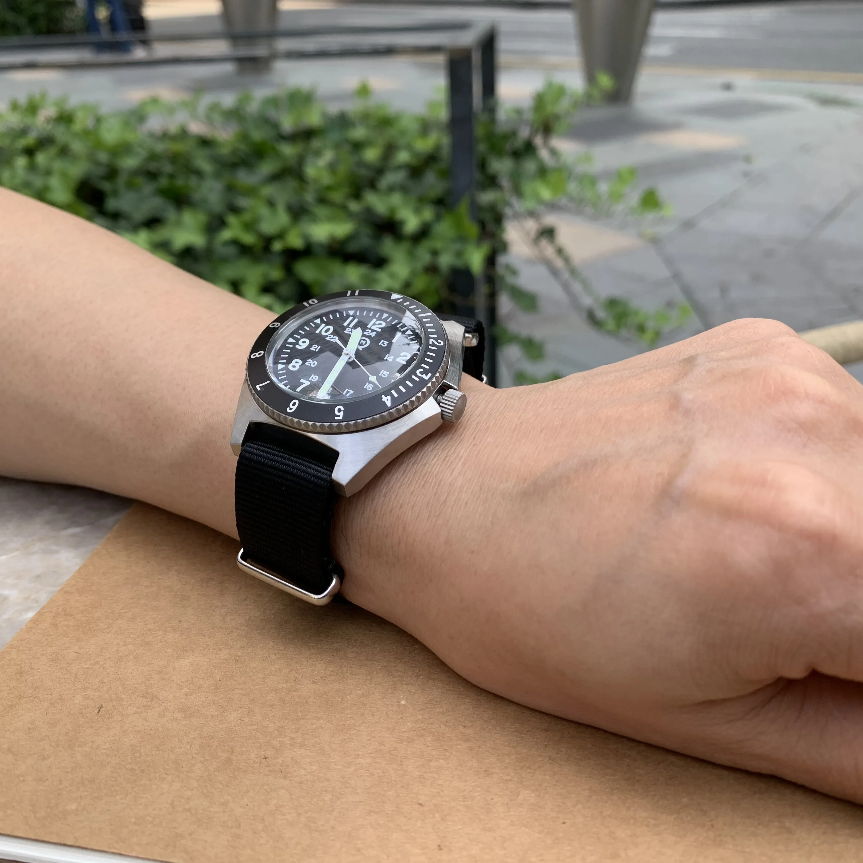 QM 'Vietnam' Men's Luminous Dive Watch US Special Forces UDT Military 300M Diver C3 SM8019DC