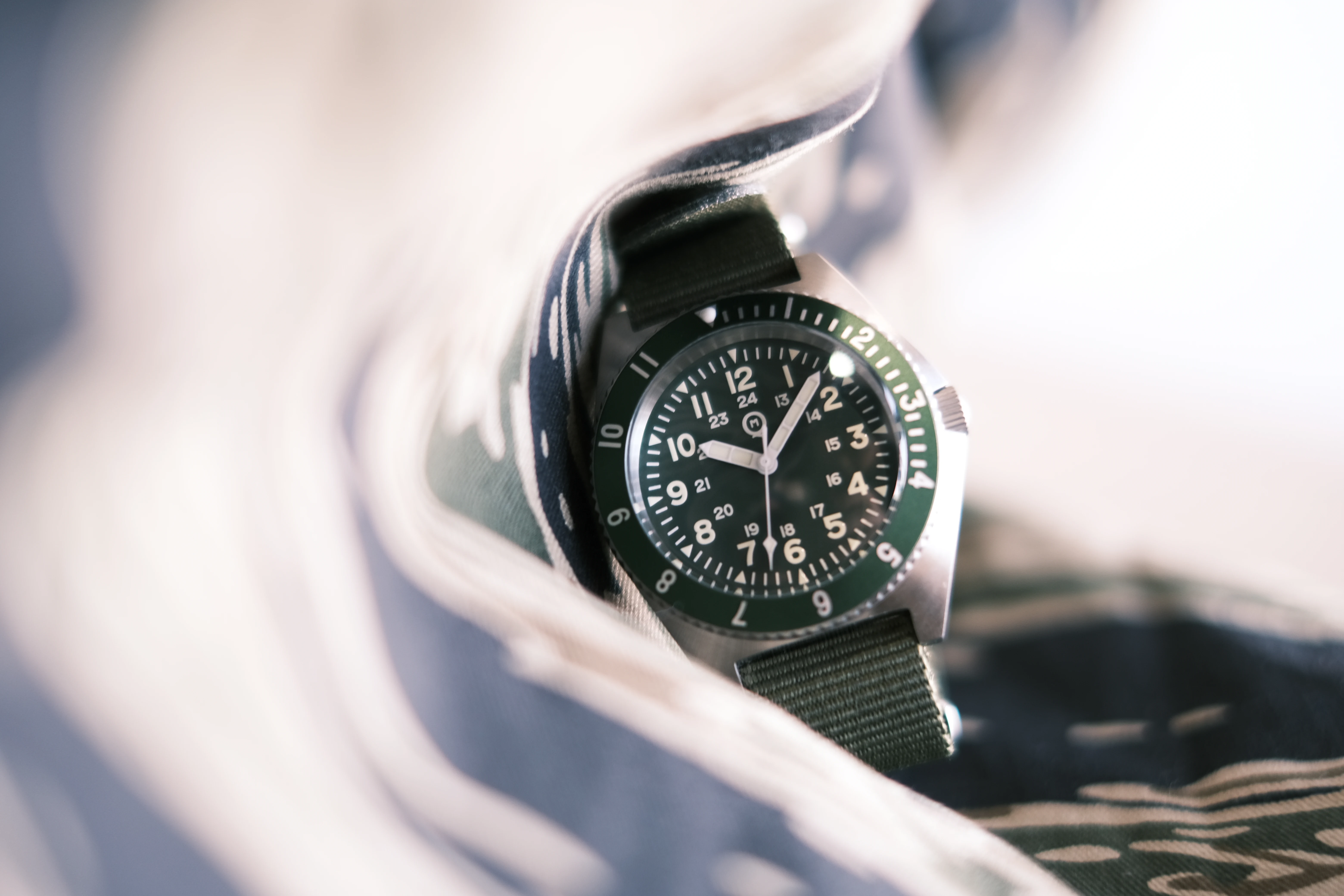 QM 'Vietnam' Men's Luminous Dive Watch US Special Forces UDT Military 300M Diver C3 SM8019DC
