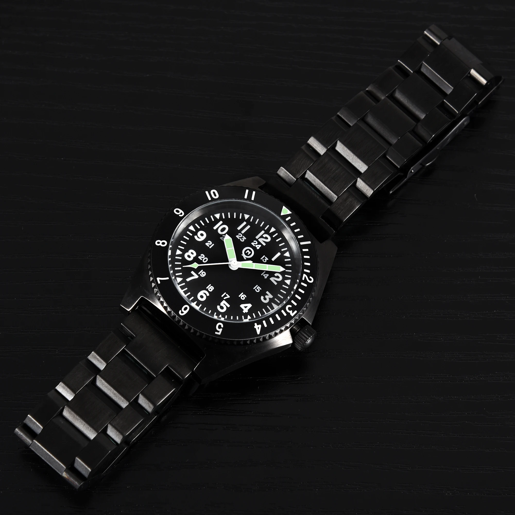 QM 'Vietnam' Men's Luminous Dive Watch US Special Forces UDT Military 300M Diver C3 SM8019DC