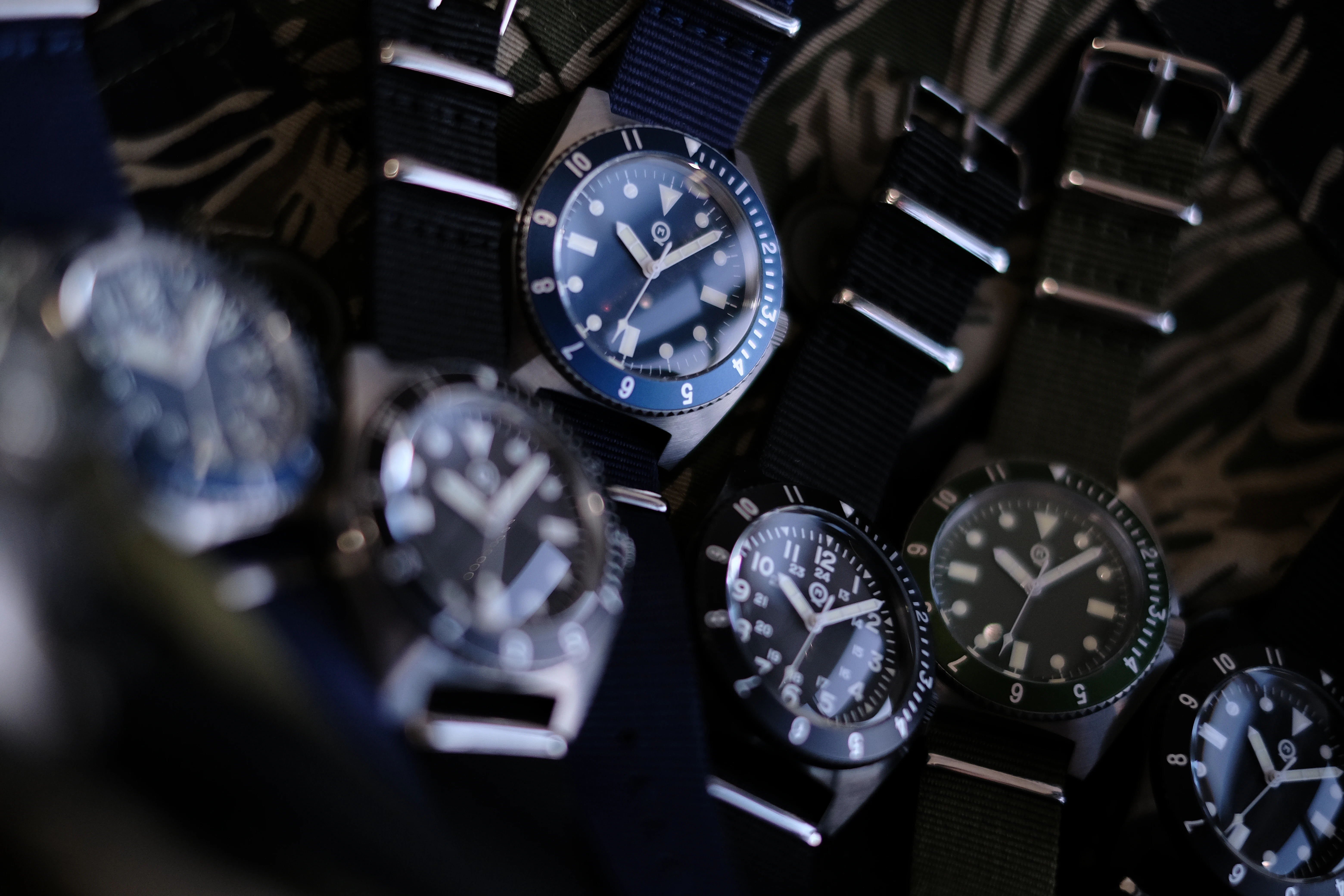 QM 'Vietnam' Men's Luminous Dive Watch US Special Forces UDT Military 300M Diver C3 SM8019DC