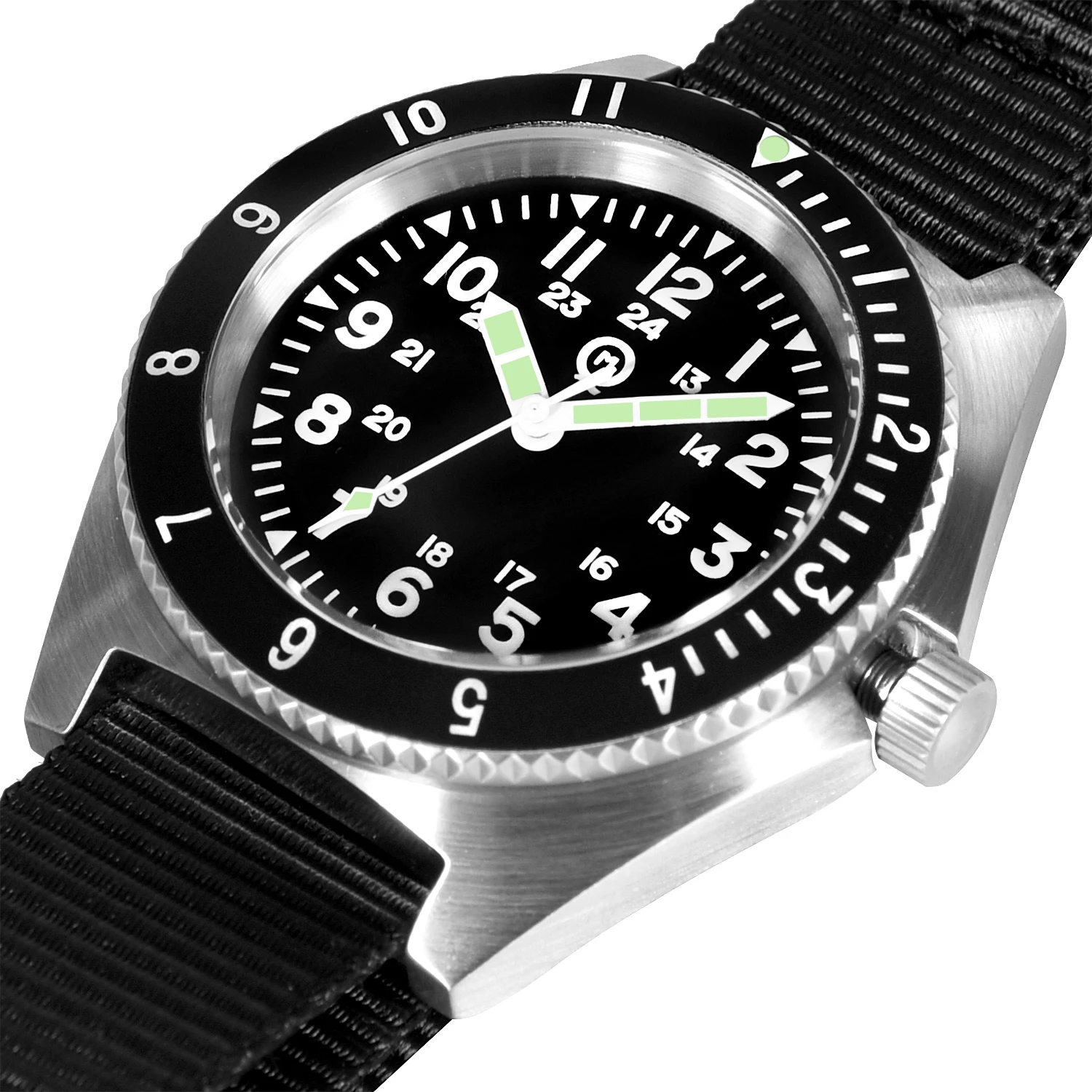 QM 'Vietnam' Men's Luminous Dive Watch US Special Forces UDT Military 300M Diver C3 SM8019DC