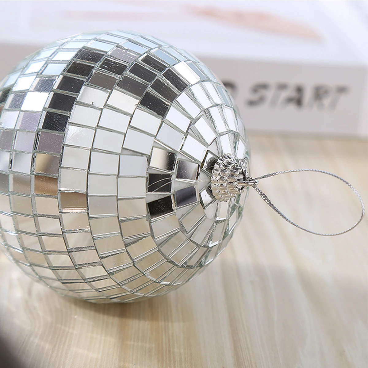 2-10cm Mirror Disco Ball 70s 80s Party Decors Reflective Ball Hanging Ornaments for Christmas Birthday Party Wedding Decorations