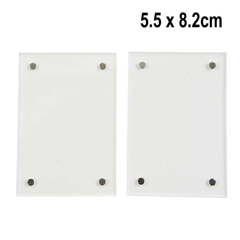 Christmas Gift Acrylic Clear Photo Frame Creative Picture Frame Bedroom Deck Decor 55x82mm 60x90mm 75x105mm 100 X150mm
