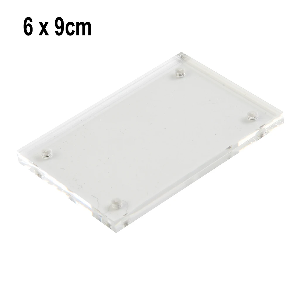 Christmas Gift Acrylic Clear Photo Frame Creative Picture Frame Bedroom Deck Decor 55x82mm 60x90mm 75x105mm 100 X150mm