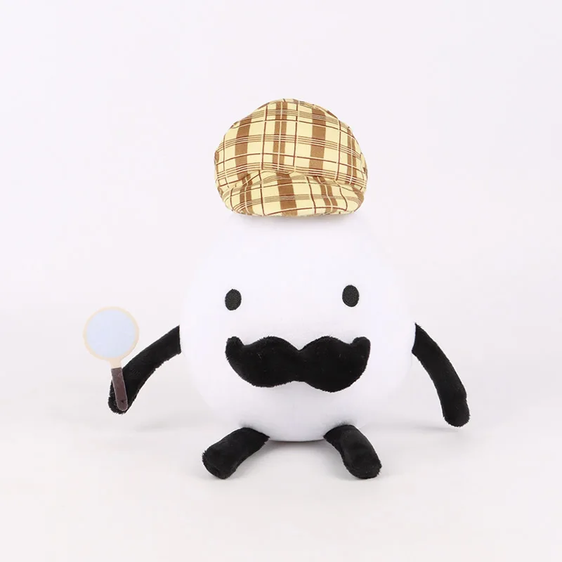 9.8 Inch Detective Egg Plush Game Stuffed Plushies Cartoon Doll Pillow For Fans Christmas Birthday Gifts