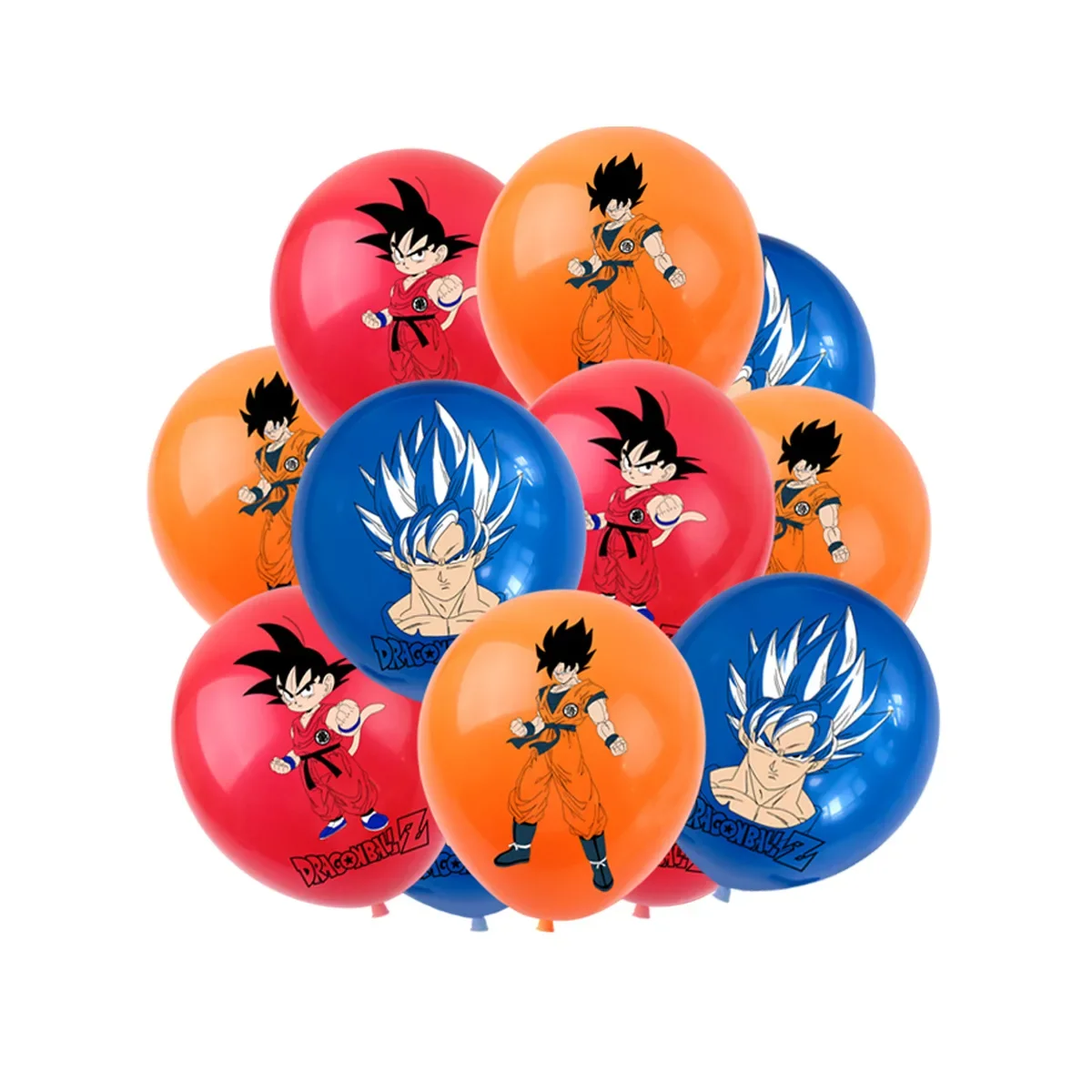 Dragon Ball Theme Birthday Party Son Goku Vegeta Pull Flag Banner Numbers Balloon Cake Insert Decoration Children Christmas Gift
